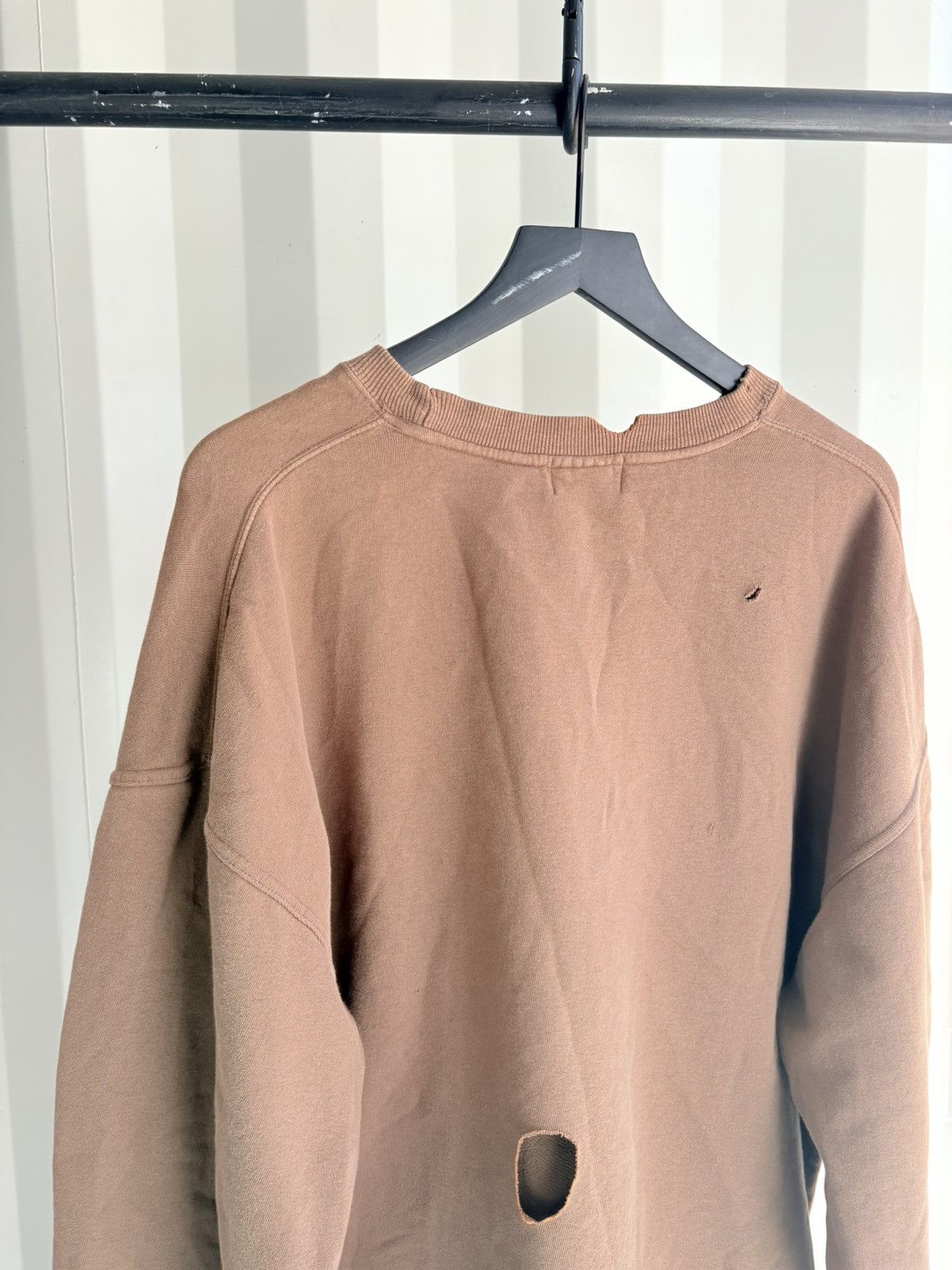 Vintage Thrashed Army Distressed Faded Sweatshirt Grunge Band Size US XL / EU 56 / 4 - 5 Thumbnail