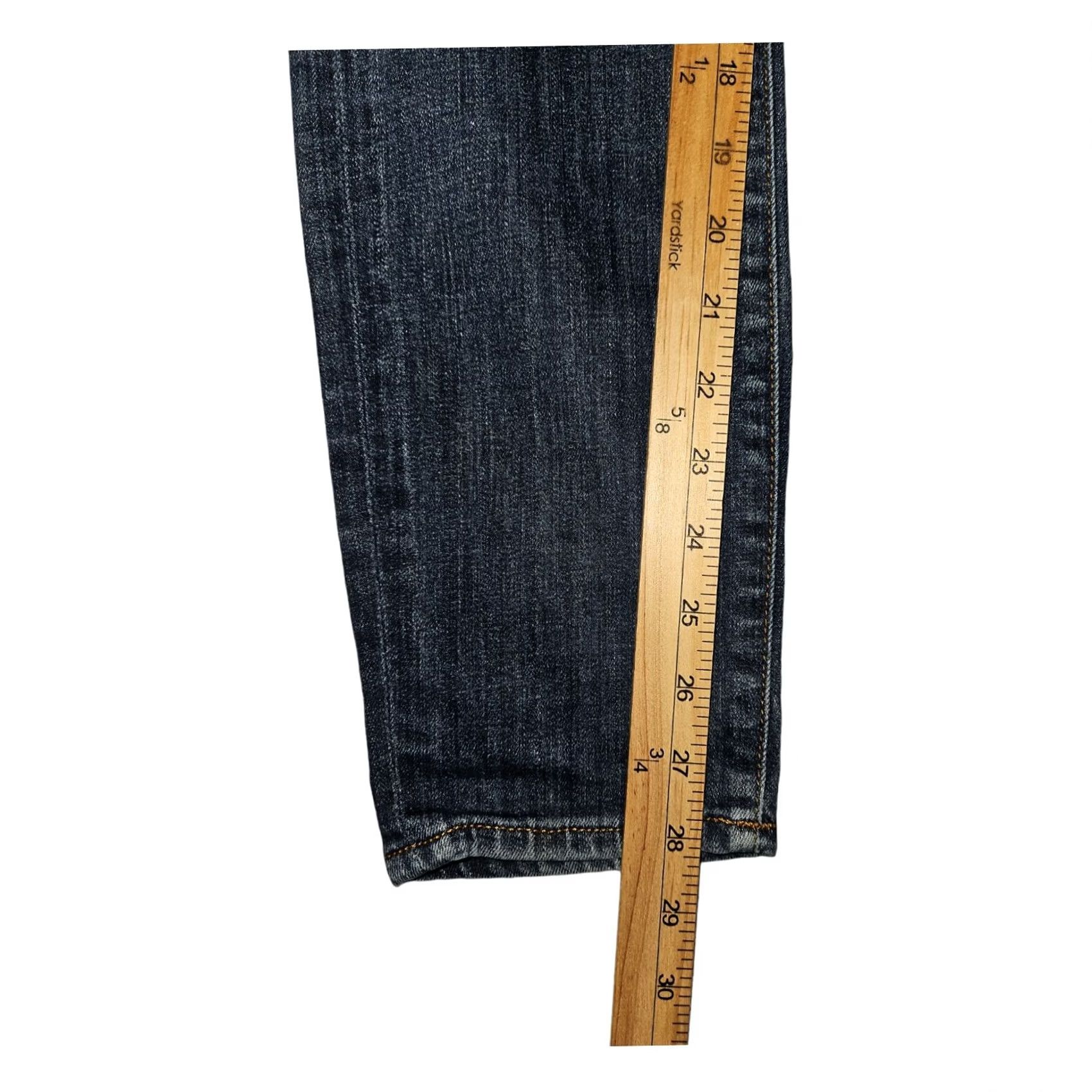 J.Crew J.CREW Midrise Toothpick Jeans 28 Regular Women's Blue Denim Preppy 5-Pocket Zipper Button Size 28" / US 6 / IT 42 - 5 Thumbnail