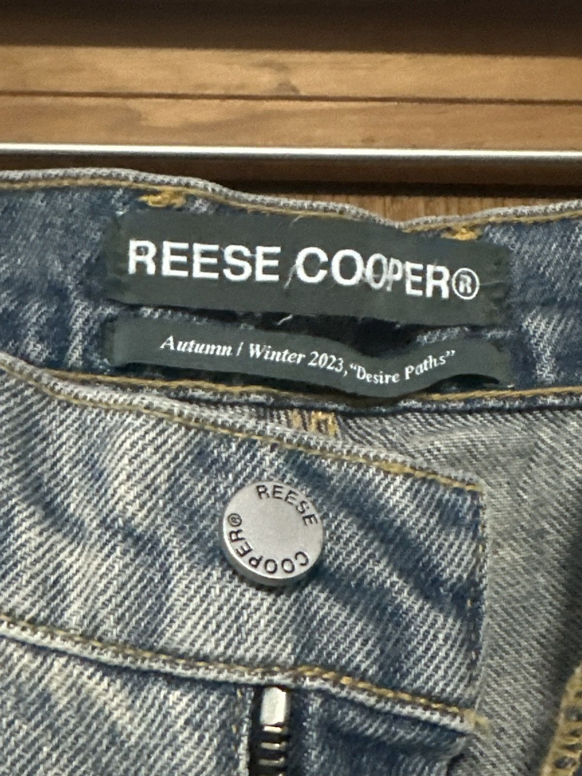 Reese Cooper Reese Cooper AW23 Washed Denim Double Knee Size US 34 / EU 50 - 3 Thumbnail