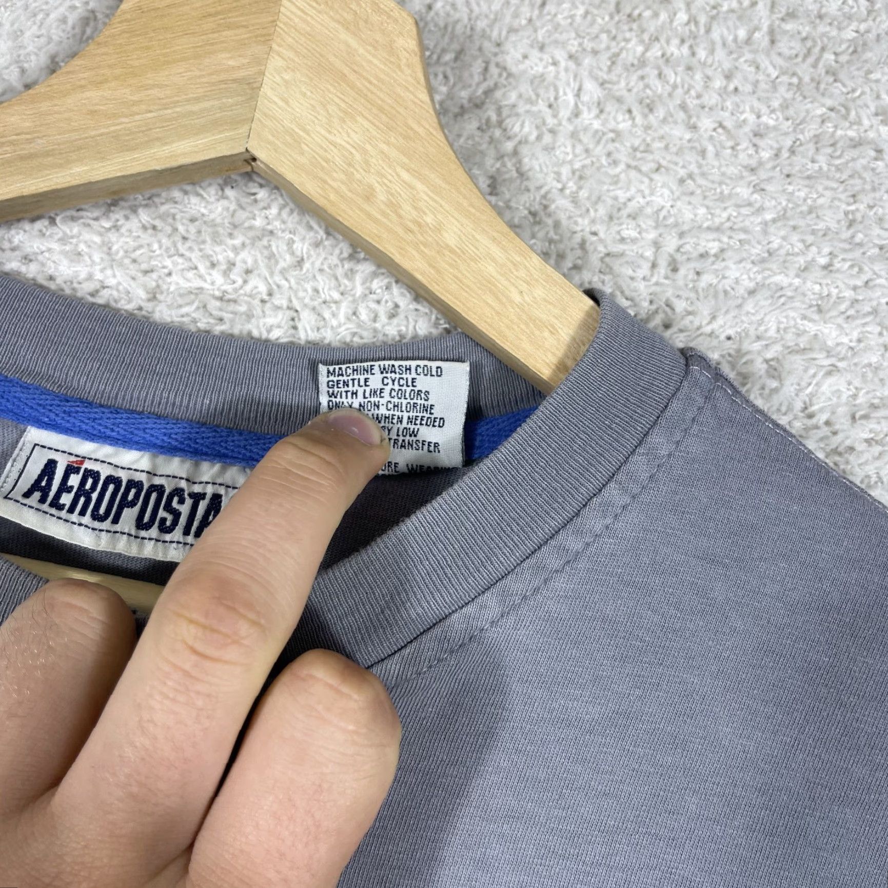 Aeropostale VINTAGE Aeropostale T-Shirt Mens Large Gray Y2K Rescue Team A-87 Ski Long Sleeve Shirt Size US L / EU 52-54 / 3 - 5 Thumbnail