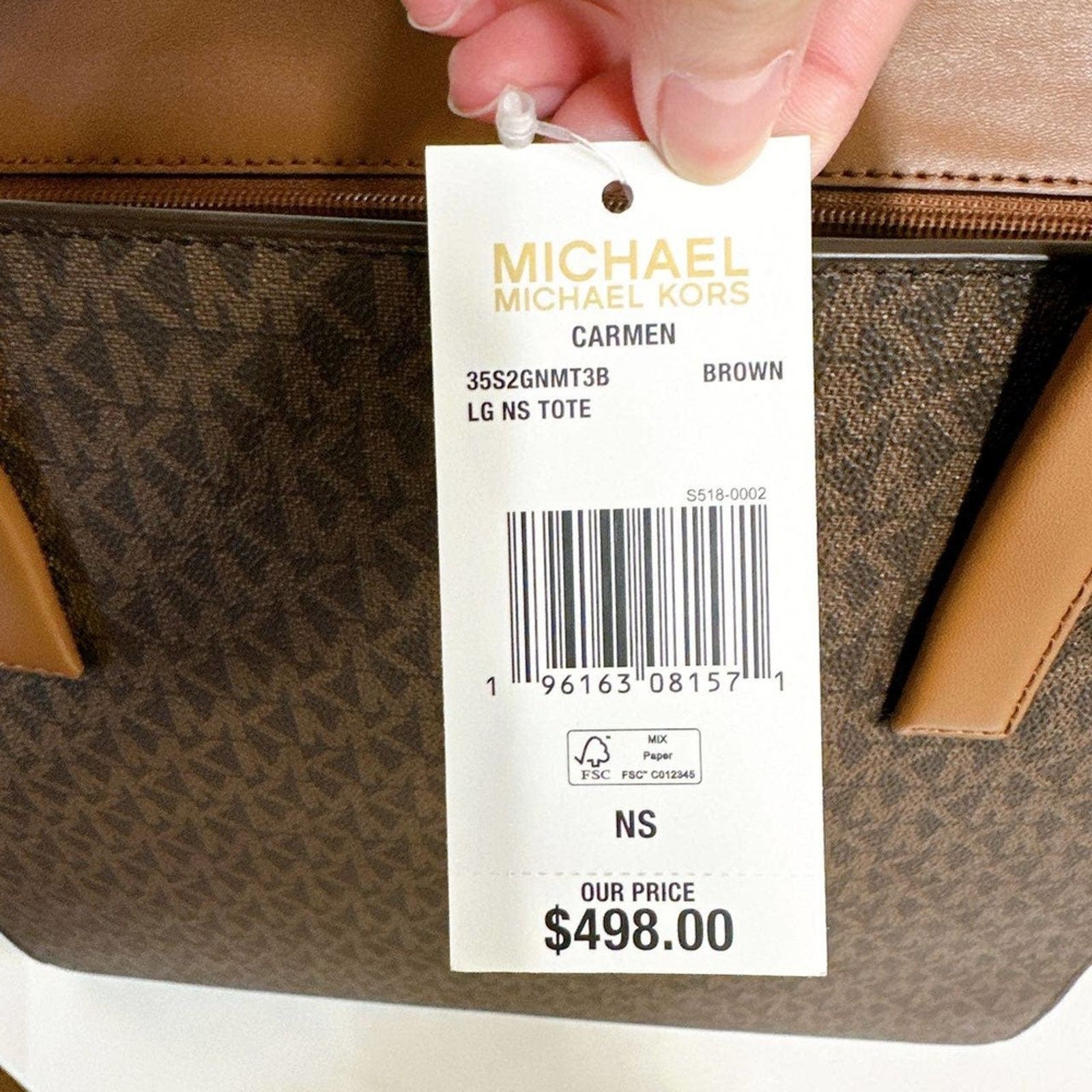 Michael Kors Michael Kors 35S2GNMT3B Tote Bag IN Brown Size ONE SIZE - 6 Thumbnail