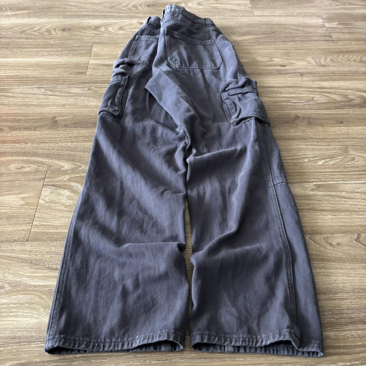 Japanese Brand Crazy Vintage Y2K/2000s Navy Blue Skater Style Cargo Pants! 29x31 Size US 29 - 4 Thumbnail