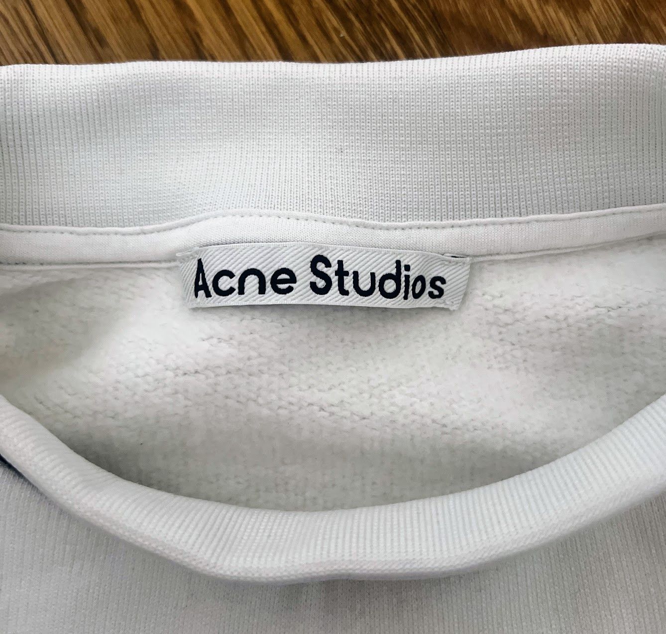 Acne Studios Acne Studios Logo Neckline Sweatshirt Size US XS / EU 42 / 0 - 5 Thumbnail
