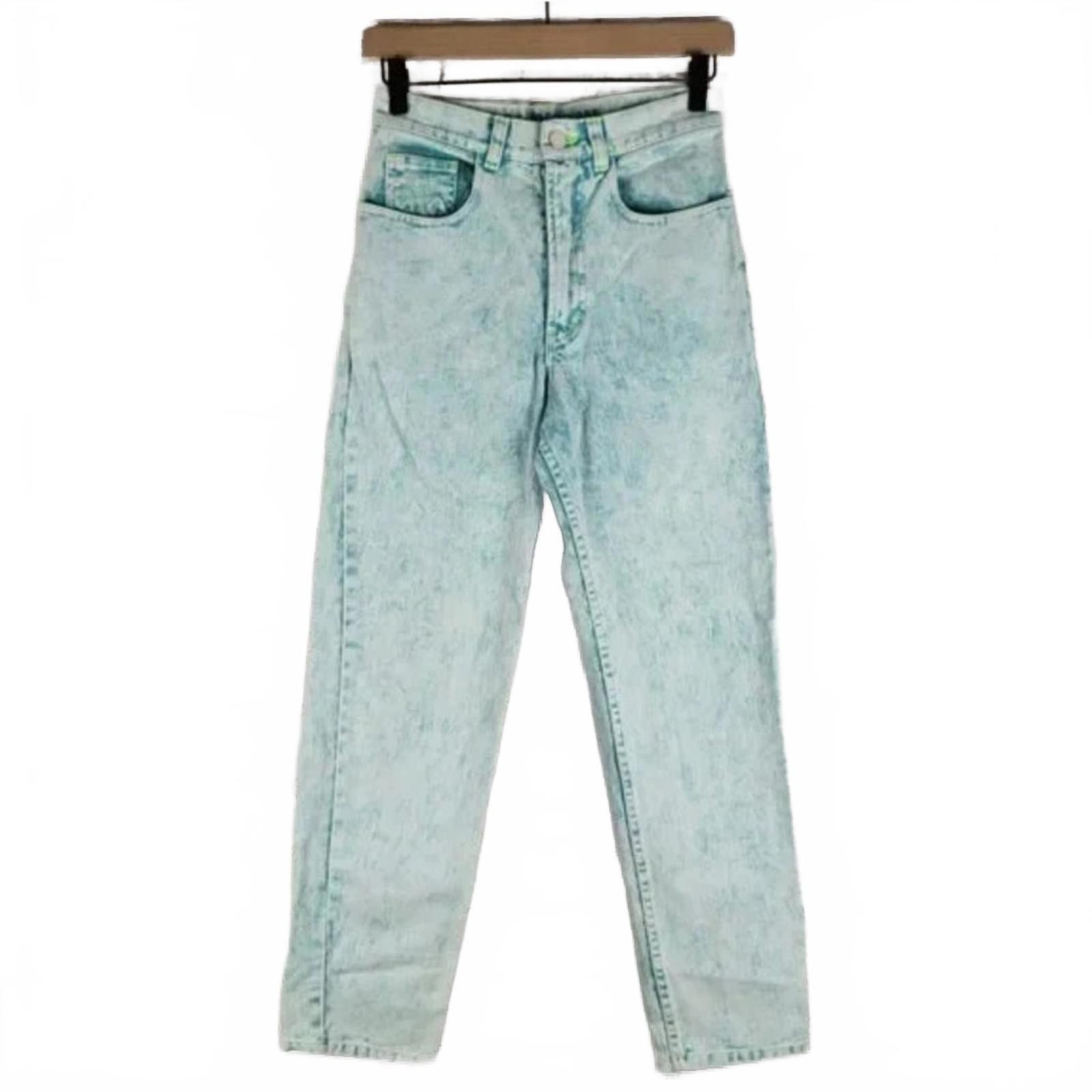 Other Mokuyobi Light Blue Acid Wash Jeans Size 30" / US 8 / IT 44 - 1 Thumbnail