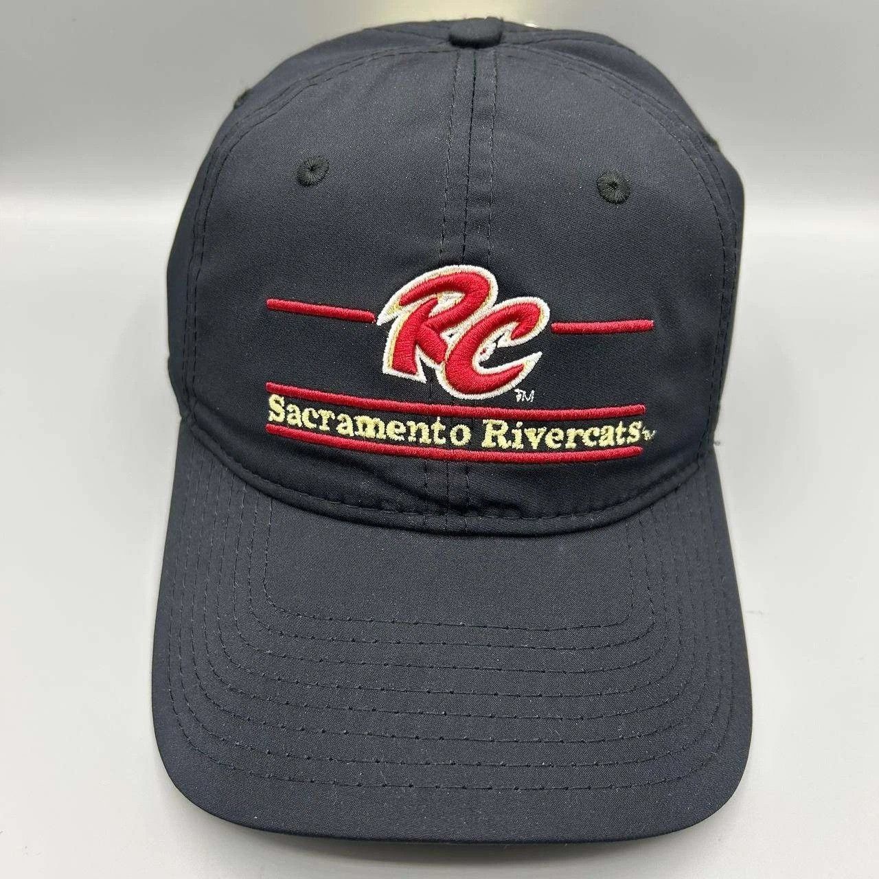 The Game Vintage Sacramento River Cats Hat Men Navy MiLB Strap Back Size ONE SIZE - 1 Thumbnail