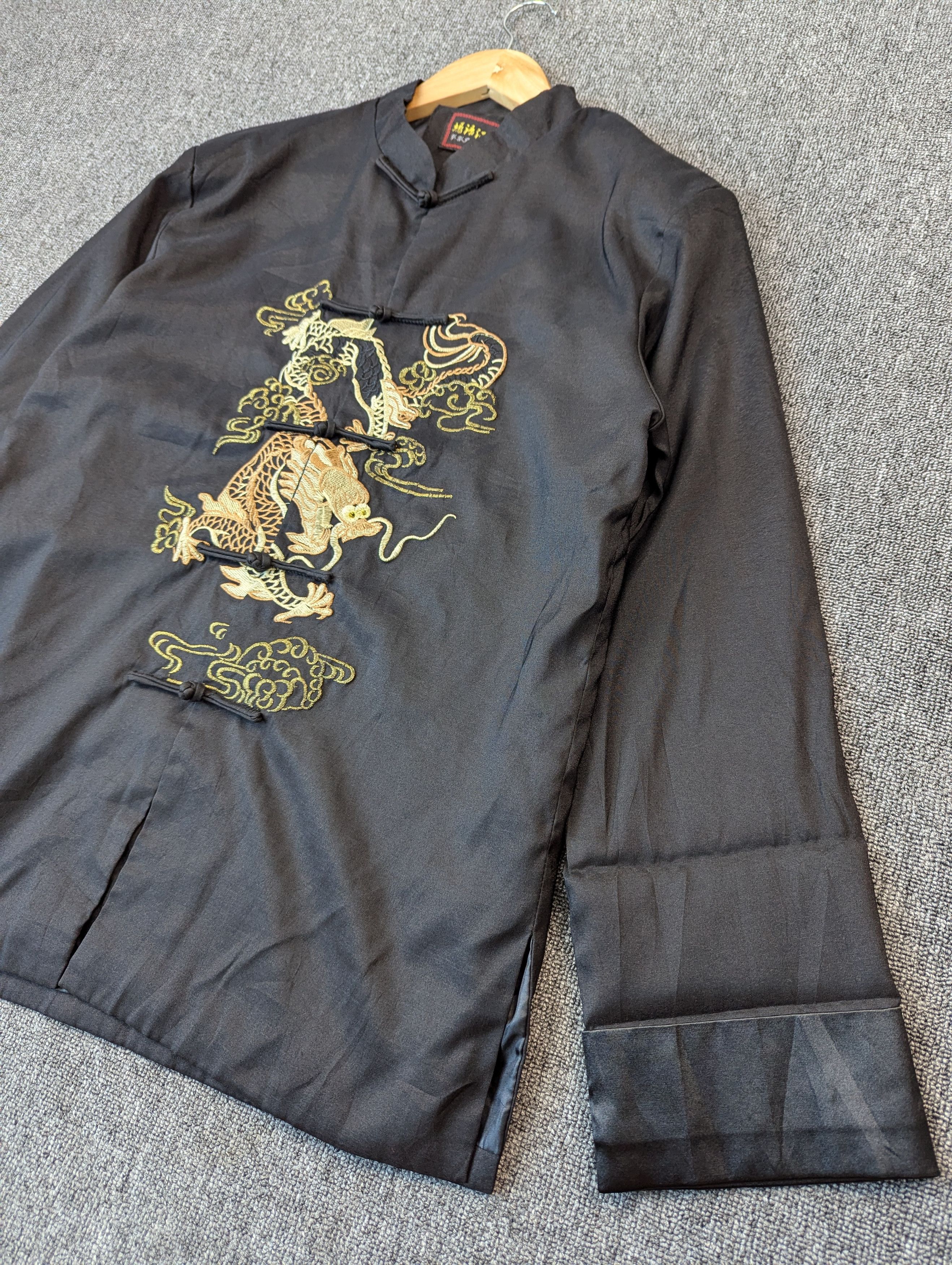 Japanese Brand Vintage Japanese Brand Tang Suit Dragon Embroidery Jacket Size US M / EU 48-50 / 2 - 3 Thumbnail