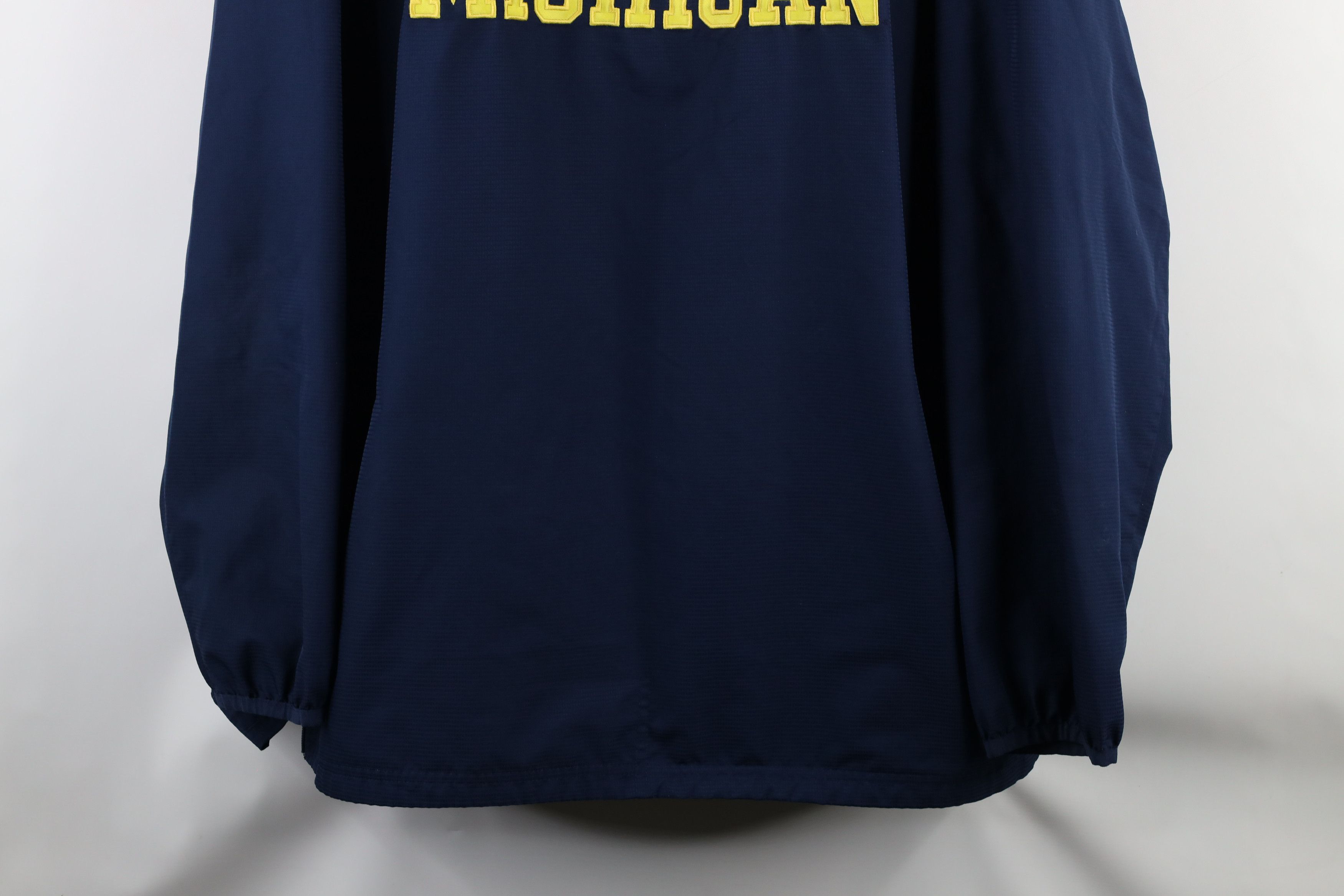 Adidas × Vintage Adidas University of Michigan Football Half Zip Jacket Blue Size US XXL / EU 58 / 5 - 3 Thumbnail