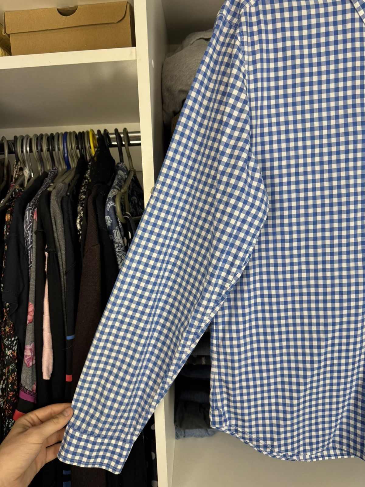 Burberry Burberry Brit Plaid Button-Down Long Sleeve Shirt Size US L / EU 52-54 / 3 - 7 Thumbnail