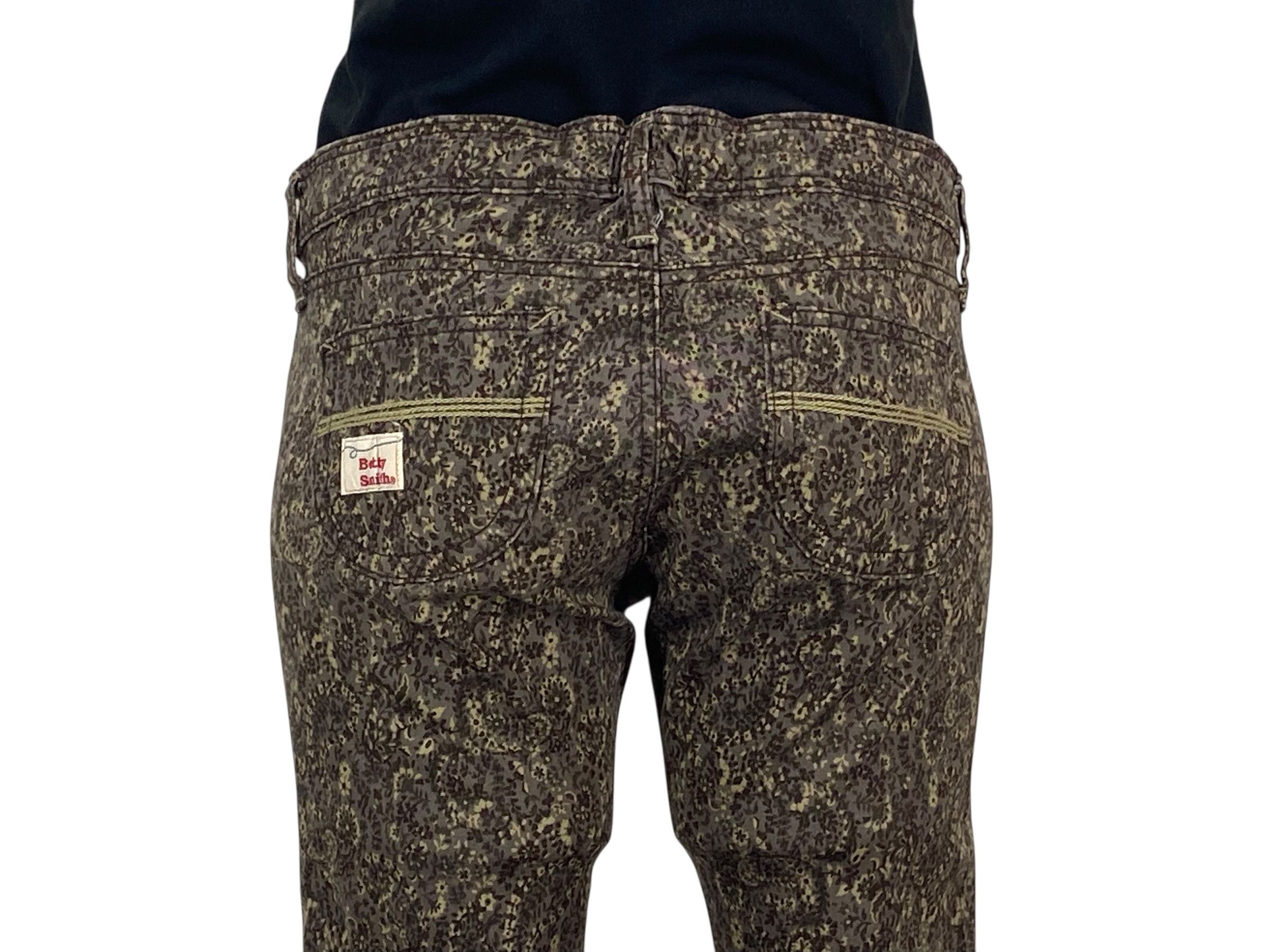 Japanese Brand Betty Smith Skinny Camo Pants Buckle Back Pants Size 26" / US 2 / IT 38 - 7 Thumbnail