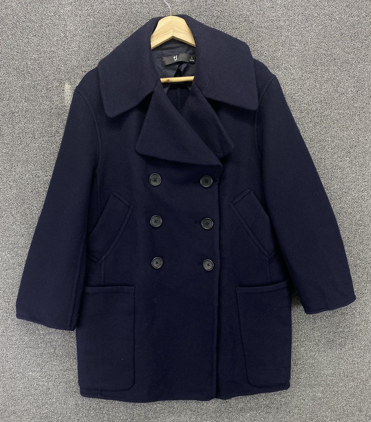 Jil Sander × Uniqlo Jil Sander x Uniqlo Double Breasted Wool Jacket Size US L / EU 52-54 / 3 - 1 Thumbnail