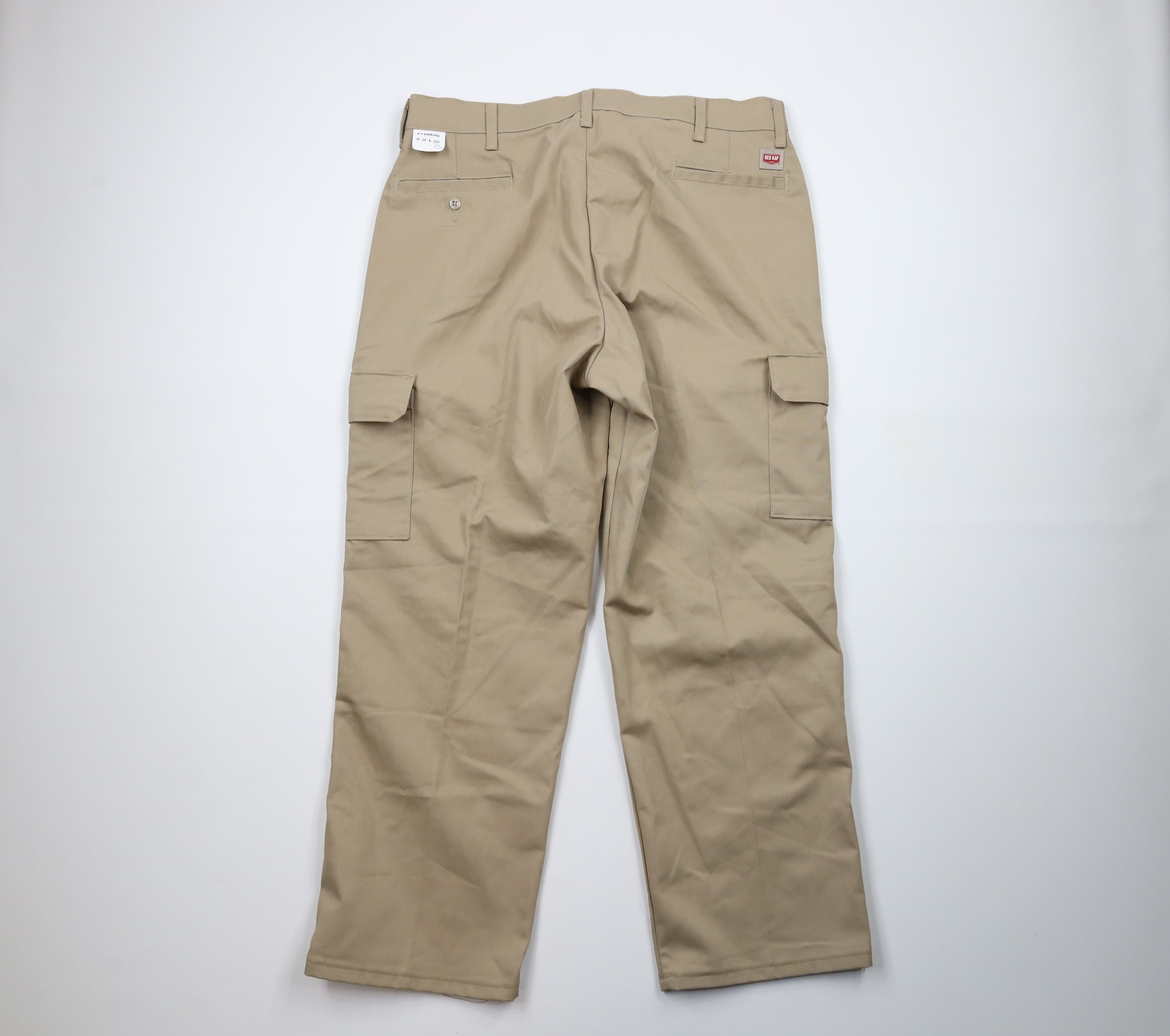 Vintage Vintage 90s Streetwear Cargo Workwear Pants Beige Khaki Size US 38 / EU 54 - 7 Thumbnail
