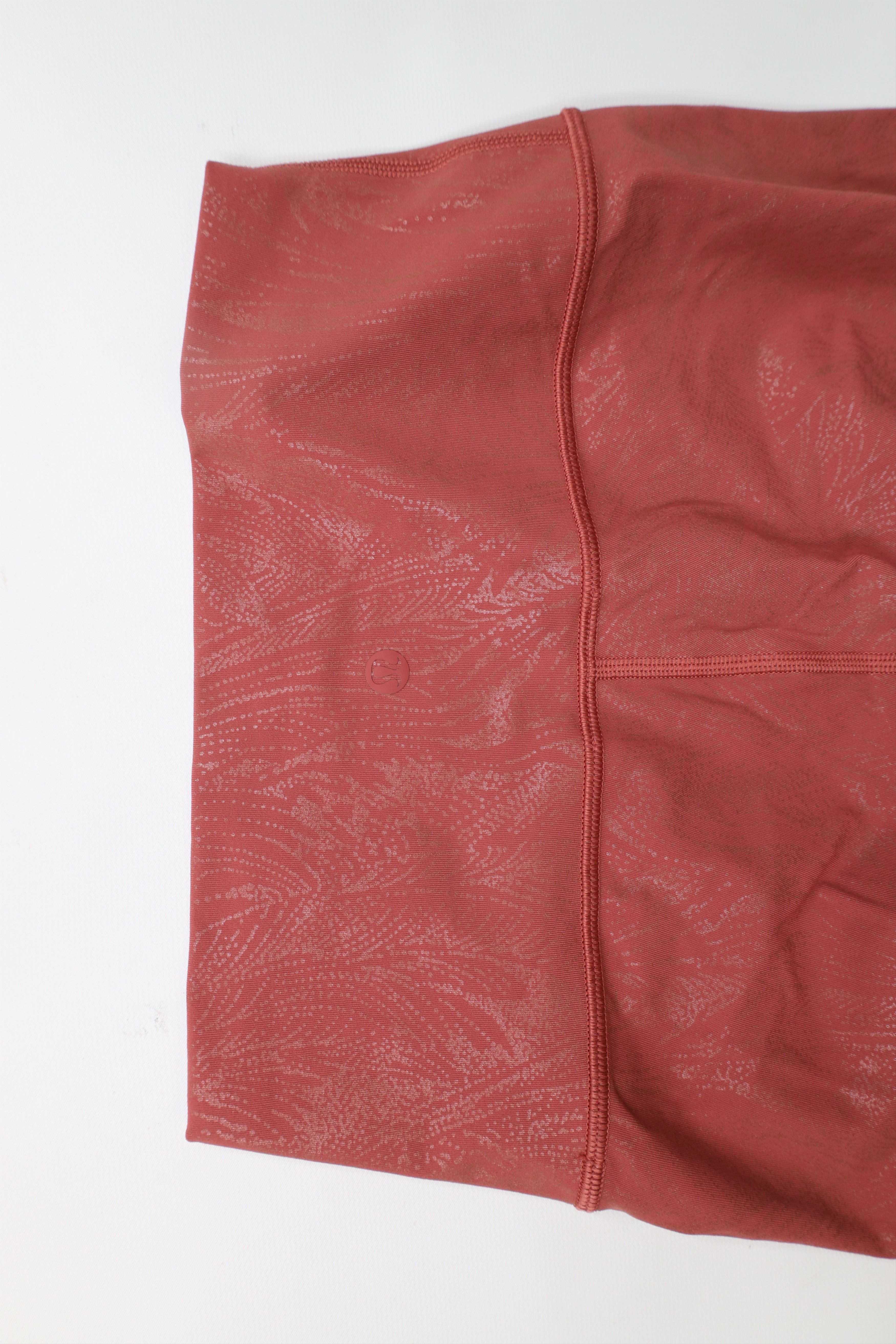 Lululemon × Vintage Lululemon Wunder Under High Rise Cropped Pants Leggings Pink Size 27" / US 4 / IT 40 - 11 Thumbnail