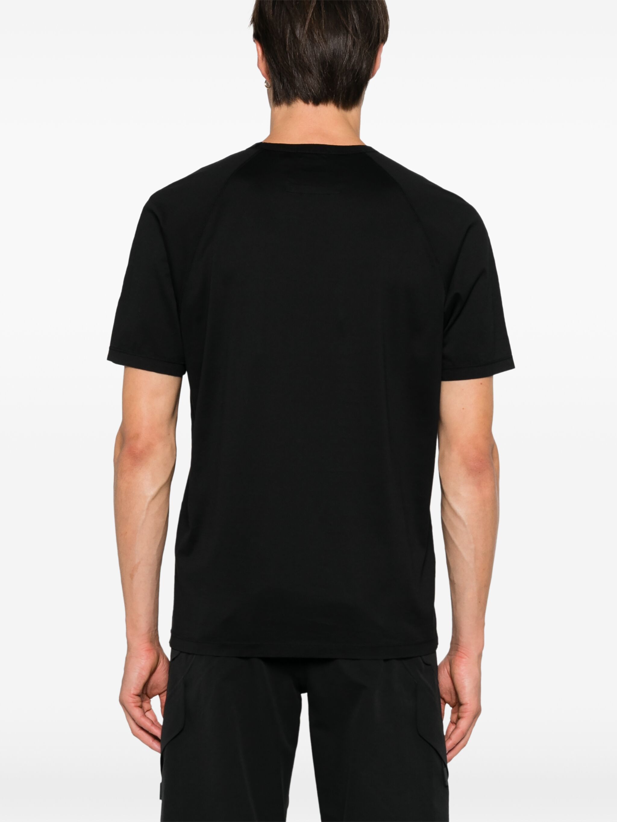 C.P. Company o1y1224 Logo Crewneck T-Shirt in Black Size US S / EU 44-46 / 1 - 4 Thumbnail