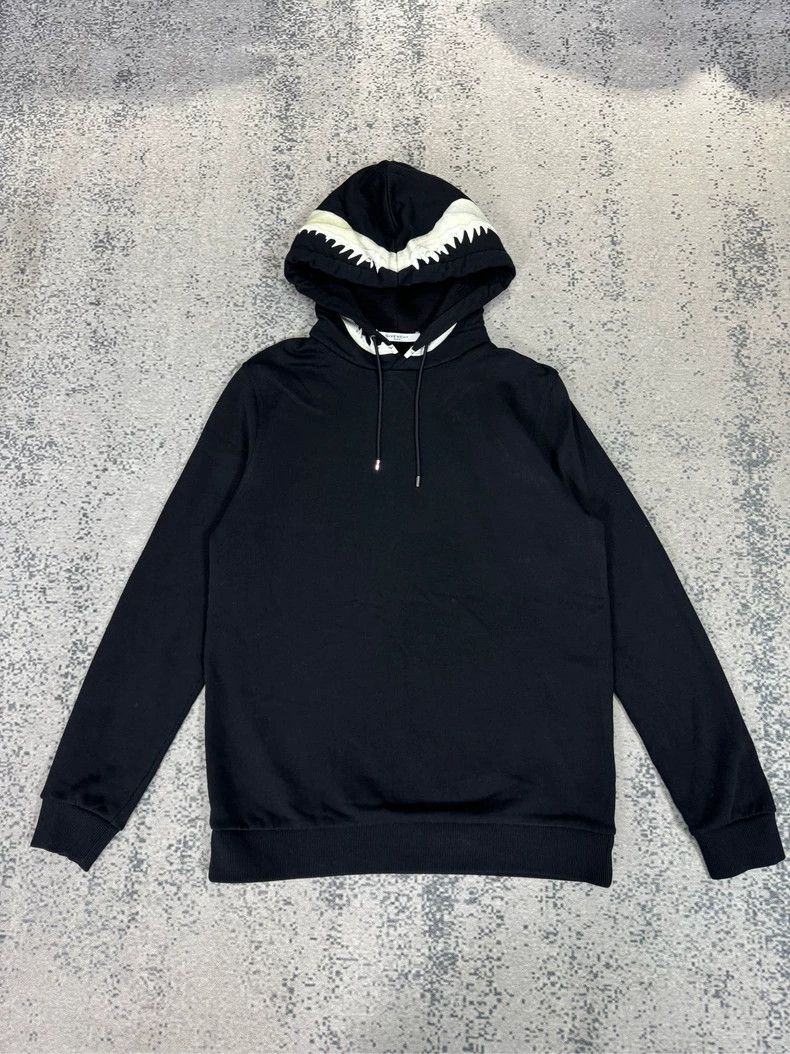 Givenchy Givenchy Hood with Shark Teeth Print Hoodie Size US M / EU 48-50 / 2 - 1 Thumbnail