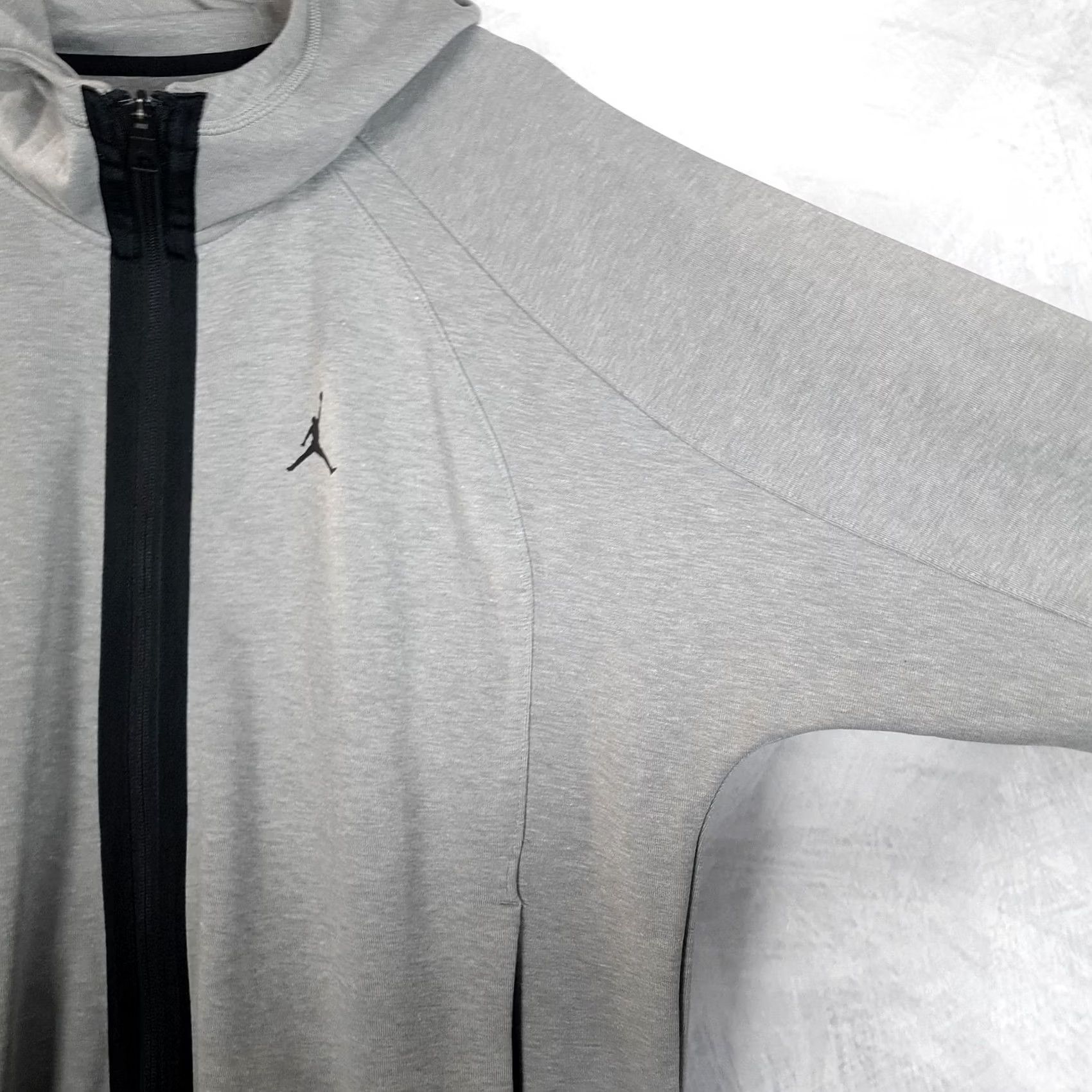 Jordan Brand Jordan Dri-FIT Hoodie Mens 2XL Gray Full Zip Jumpman Sweatshirt Size US XXL / EU 58 / 5 - 5 Thumbnail