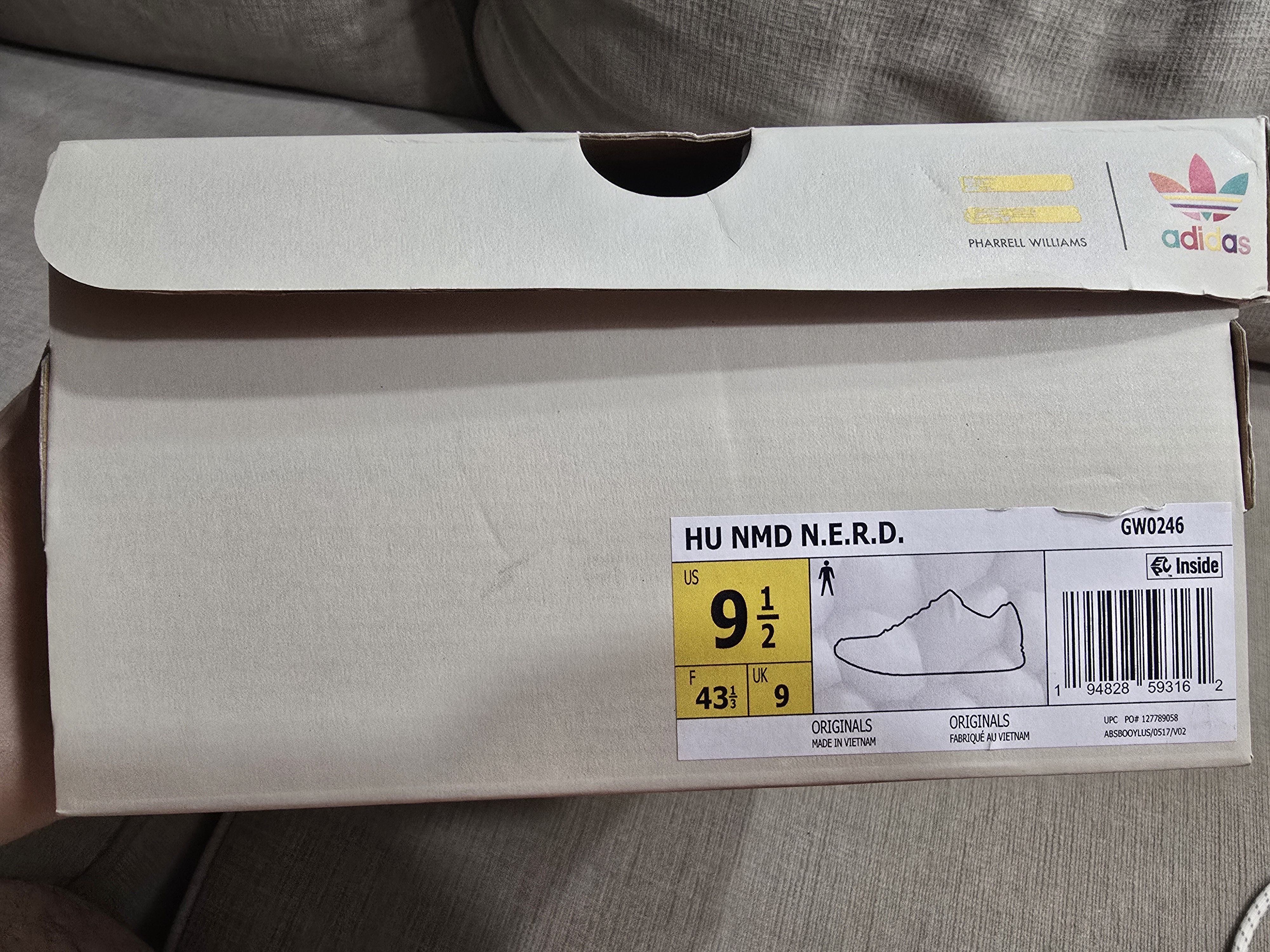 Adidas × Pharrell Adidas Pharrell x N.E.R.D x nmd human race 20th aniv sz 9.5 Size US 9.5 / EU 42-43 - 7 Thumbnail