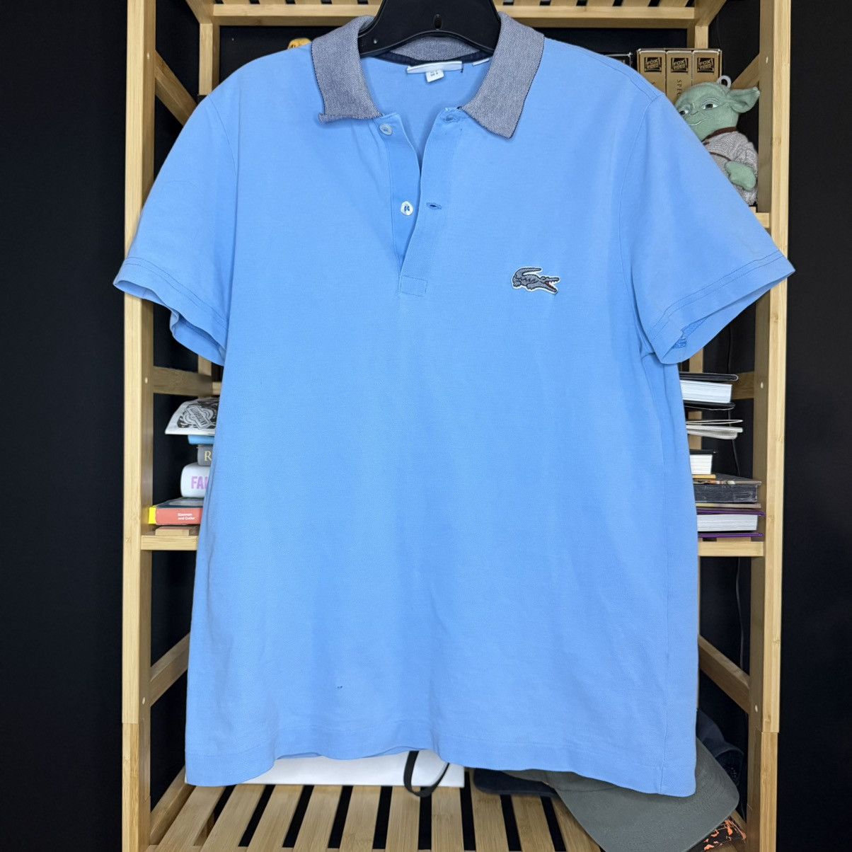 Lacoste Lacoste Regular Fit Light Blue Polo Shirt Big Croc small Size US S / EU 44-46 / 1 - 1 Thumbnail