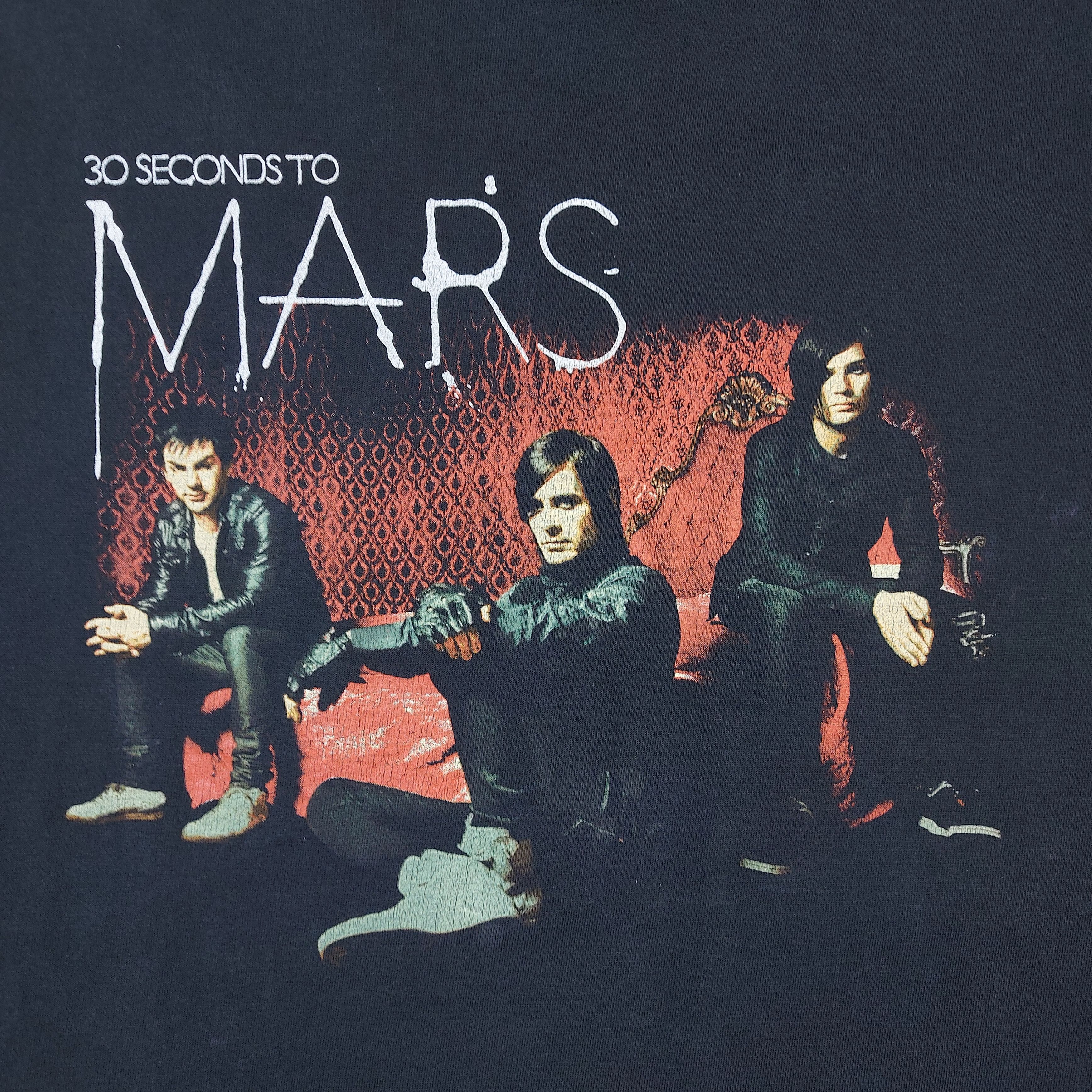 Band Tees Vintage 2005 30 Seconds To Mars Band Jared Leto TEE Size US M / EU 48-50 / 2 - 2 Thumbnail