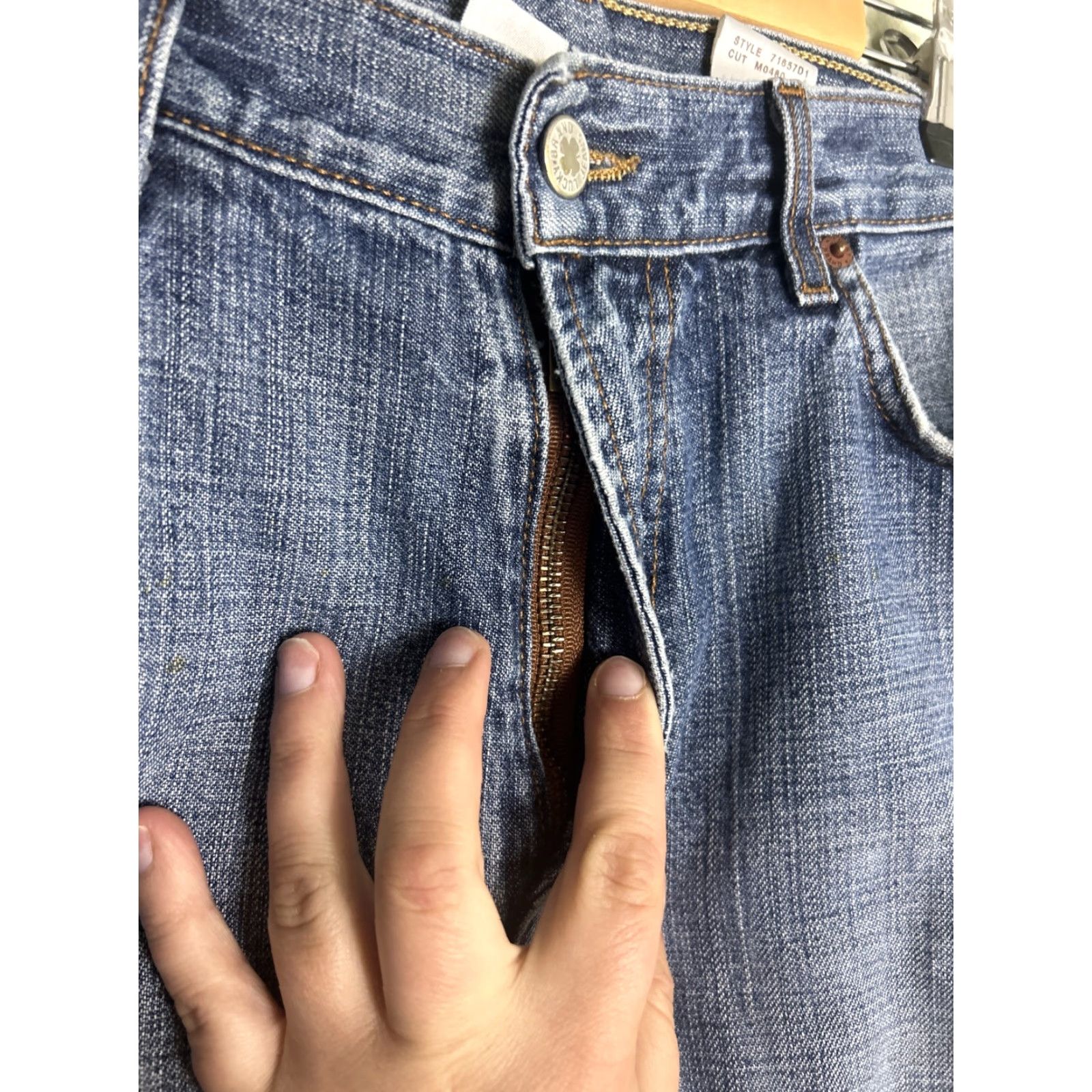 Lucky Brand VINTAGE Lucky Brand Jeans Men Regular 34x31 Blue Medium Wash Straight USA Size US 34 / EU 50 - 7 Thumbnail