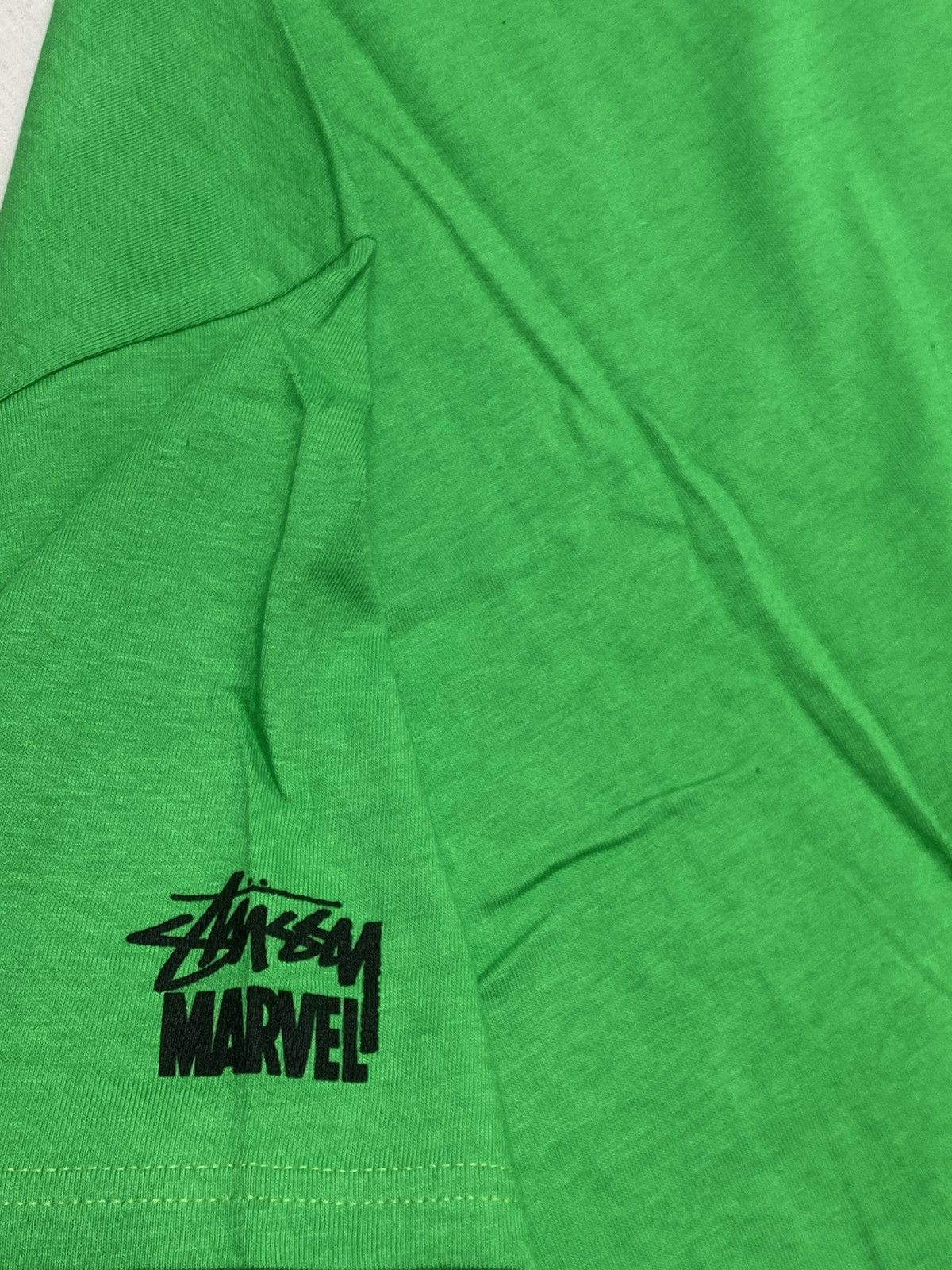Stussy Stüssy x Marvel green T-shirt, size XL, new Size US XL / EU 56 / 4 - 9 Thumbnail