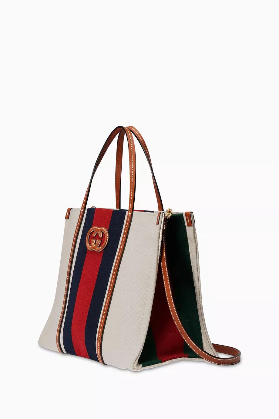 Gucci o1s1wg110125 Size: OS / Medium Interlocking G Tote Bag Size ONE SIZE - 7 Thumbnail