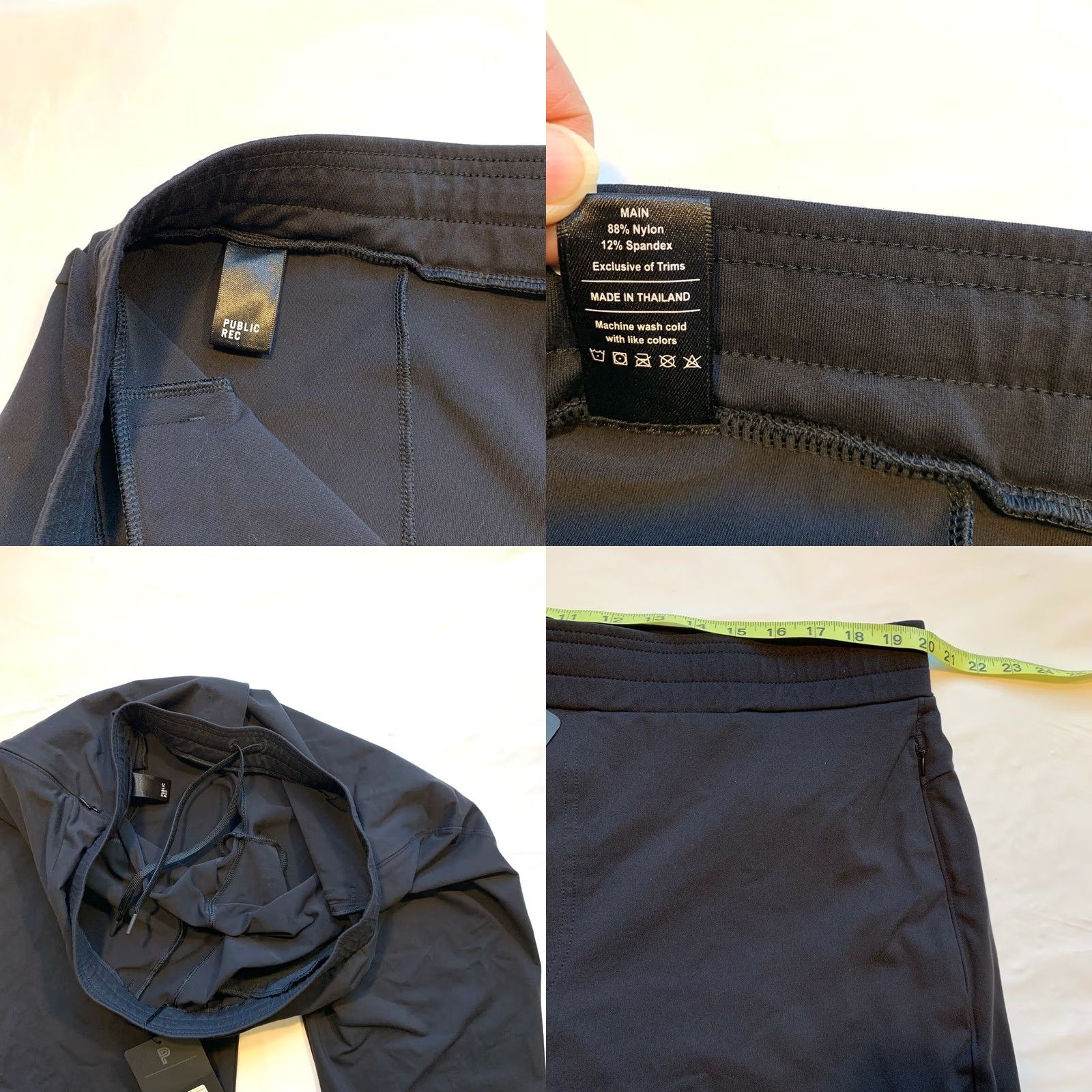 Vintage Public Rec All Day Every Day Pant Pants 42/30 Blue Nylon Stretch Elastic Waist Jogger Sweatpants Mens Regular Fitness Travel Office GYM Athleisure 90s Size US 42 / EU 58 - 8 Thumbnail
