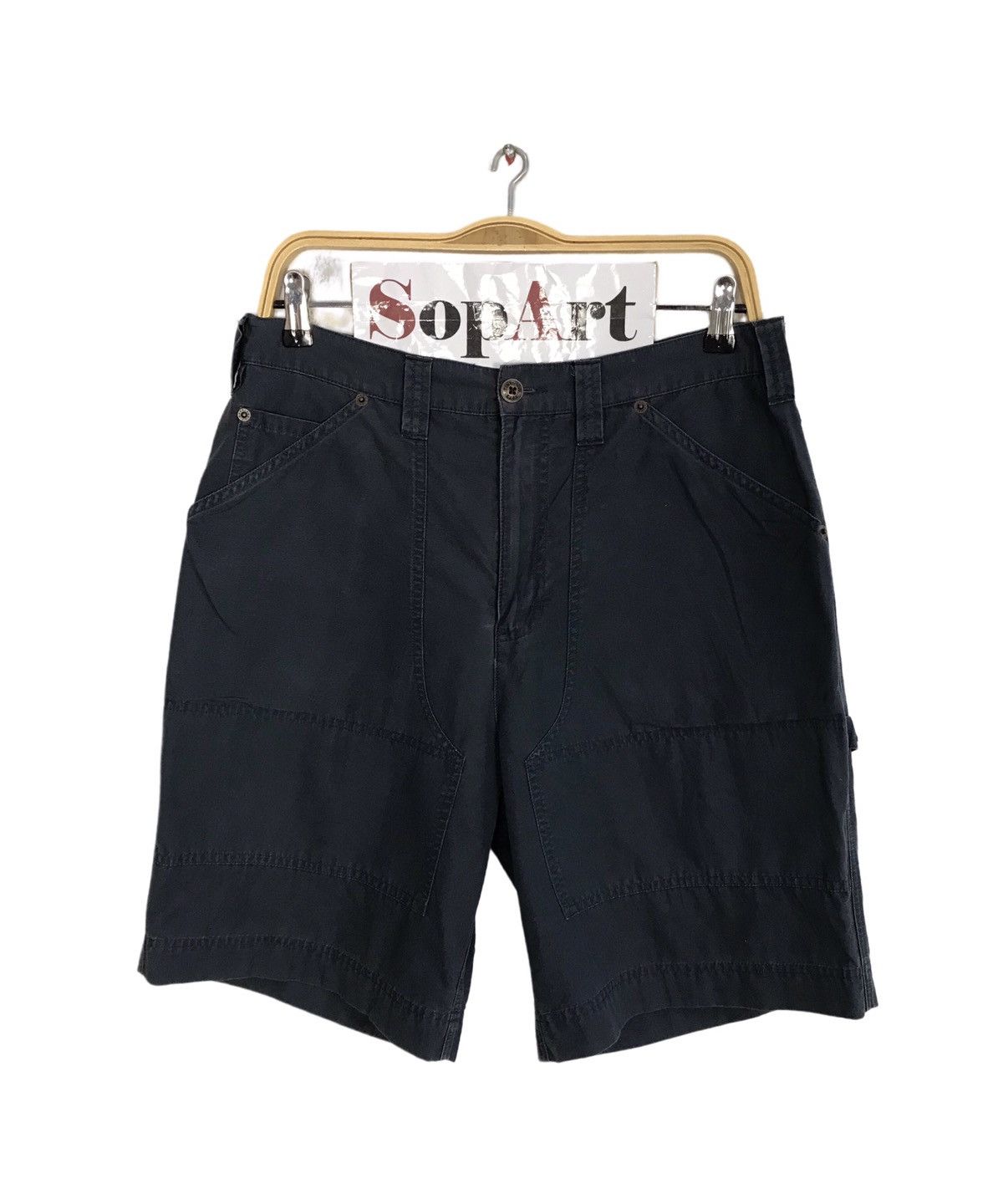 Timberland Vtg Short Pants Timberland Weathergear Carpenter Zipper Size US 31 - 1 Thumbnail