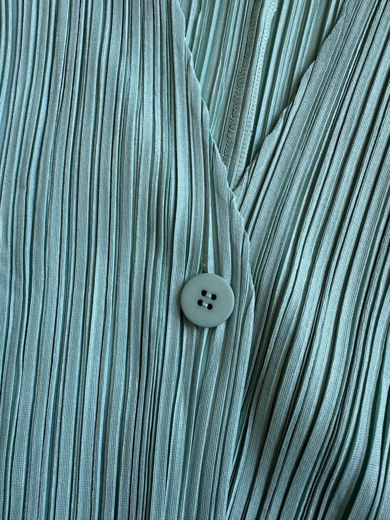 Issey Miyake Issey Miyake size:4 Green pleated cardigan coat Size XS / US 0-2 / IT 36-38 - 9 Thumbnail