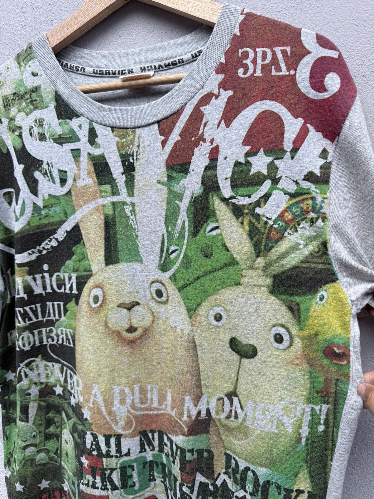 Cartoon Network × Japanese Brand × Mtv Crazy Overprint USAVICH MTV Rare Graphic Tee Size US M / EU 48-50 / 2 - 2 Thumbnail