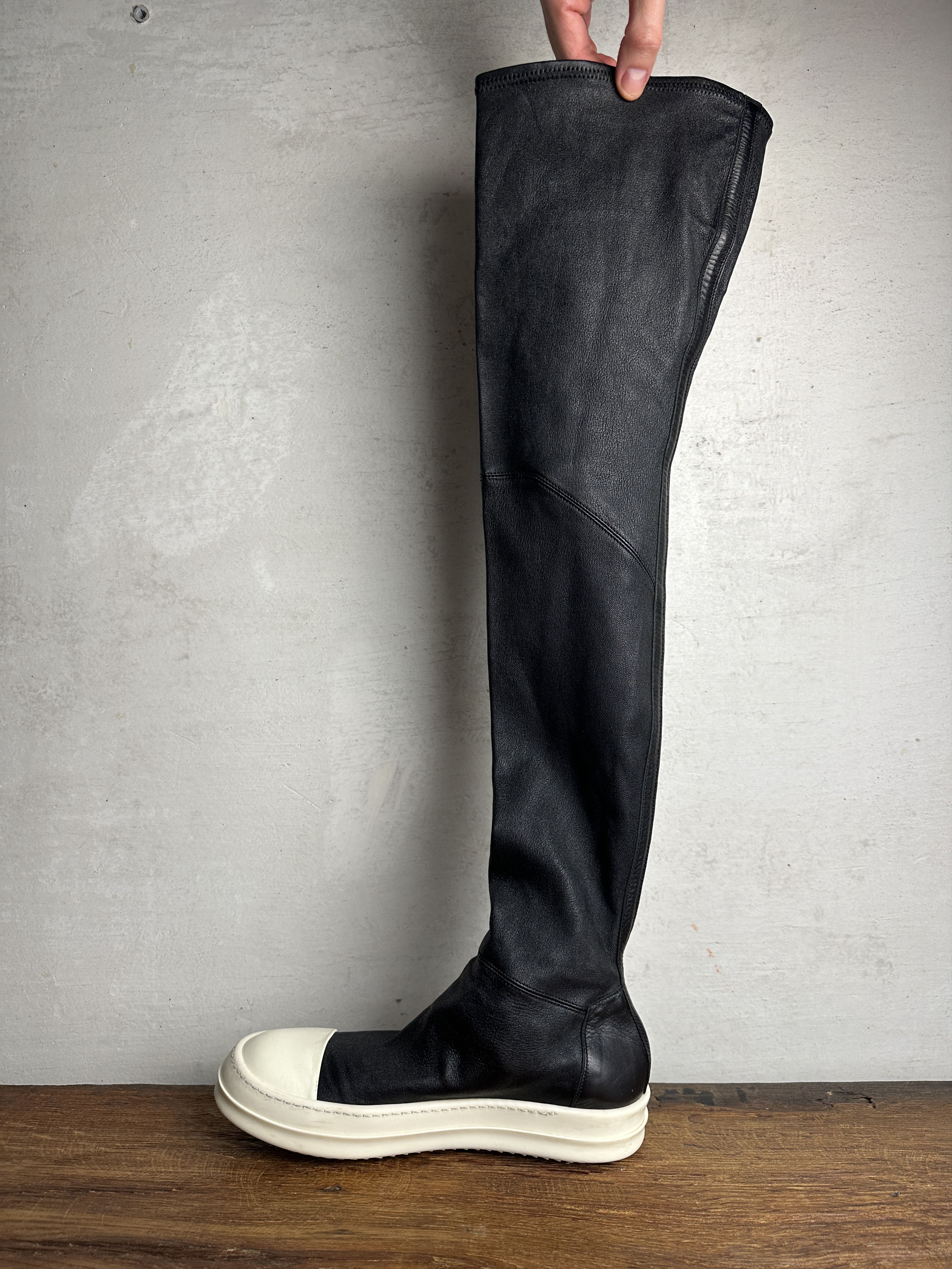 Rick Owens RICK OWENS FW14 MOODY KNEE-HIGH STOCKING SNEAKERS Size US 8 / IT 38 - 5 Thumbnail