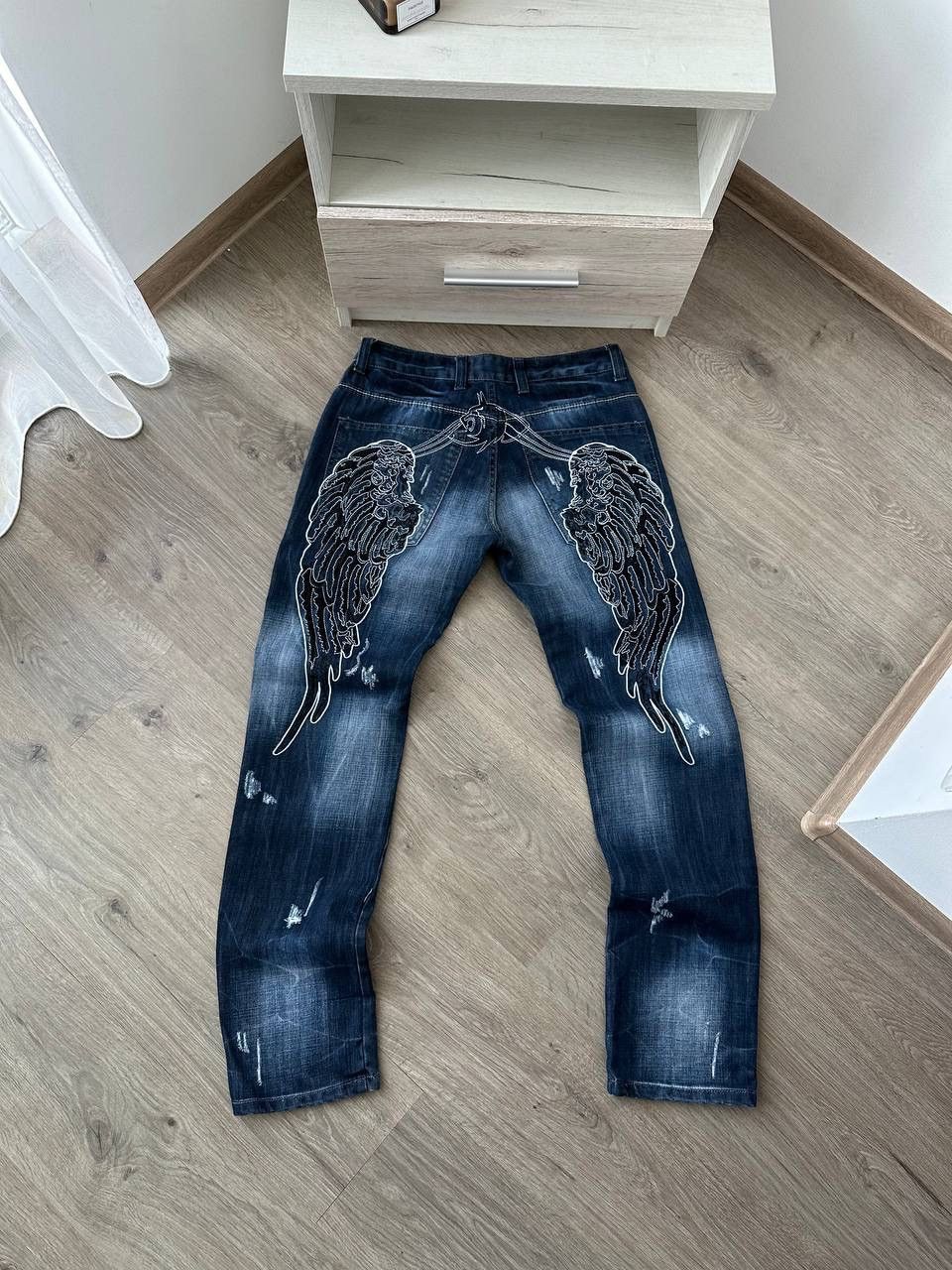 Christian Audigier × Ed Hardy × Vintage Vintage Ed Hardy Christian Audigier Style Pants Size US 32 / EU 48 - 2 Thumbnail
