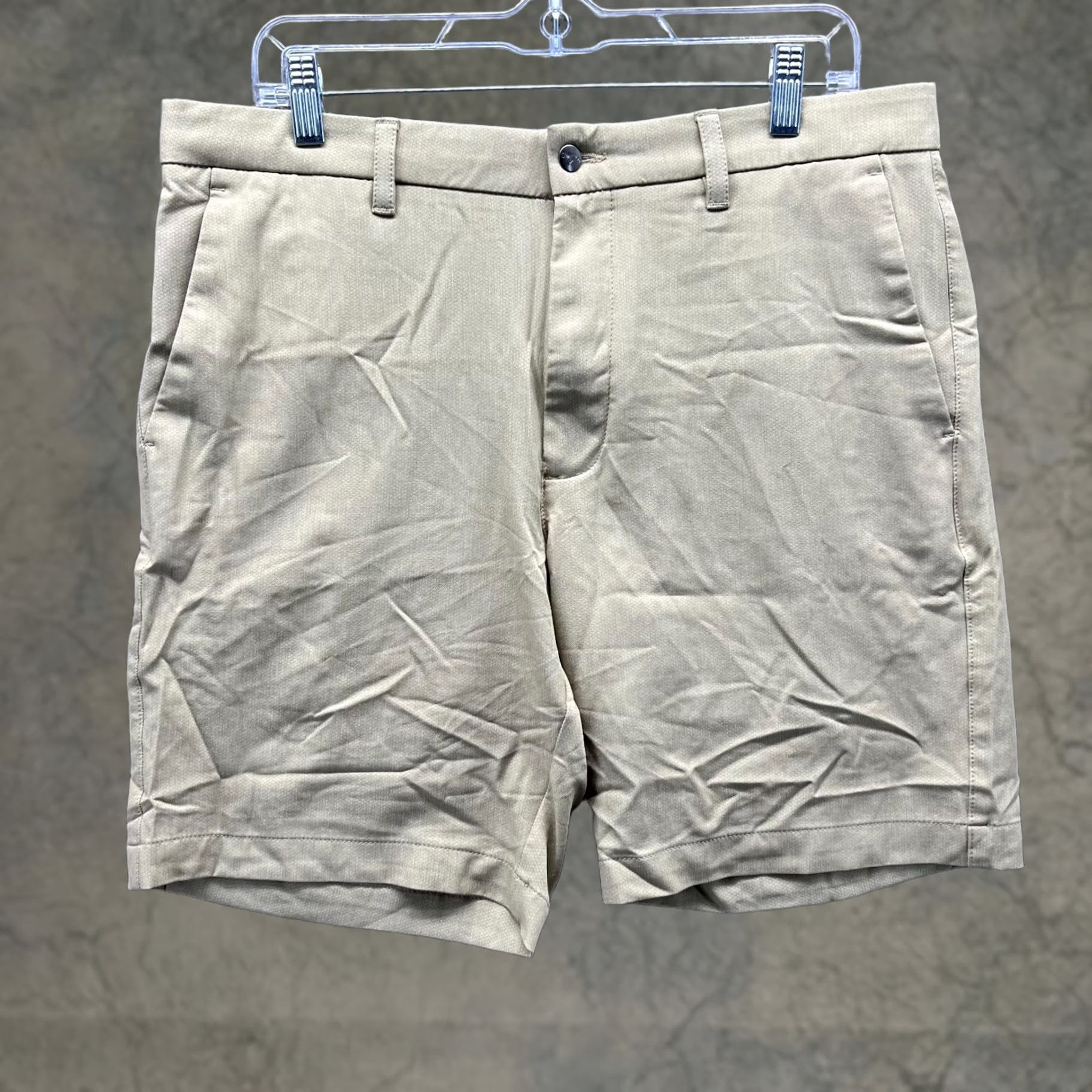Callaway VINTAGE Callaway Shorts Mens 34 Khaki Chino Flat Front Tan Beige Golf Golfer Mens Size US 34 / EU 50 - 1 Thumbnail