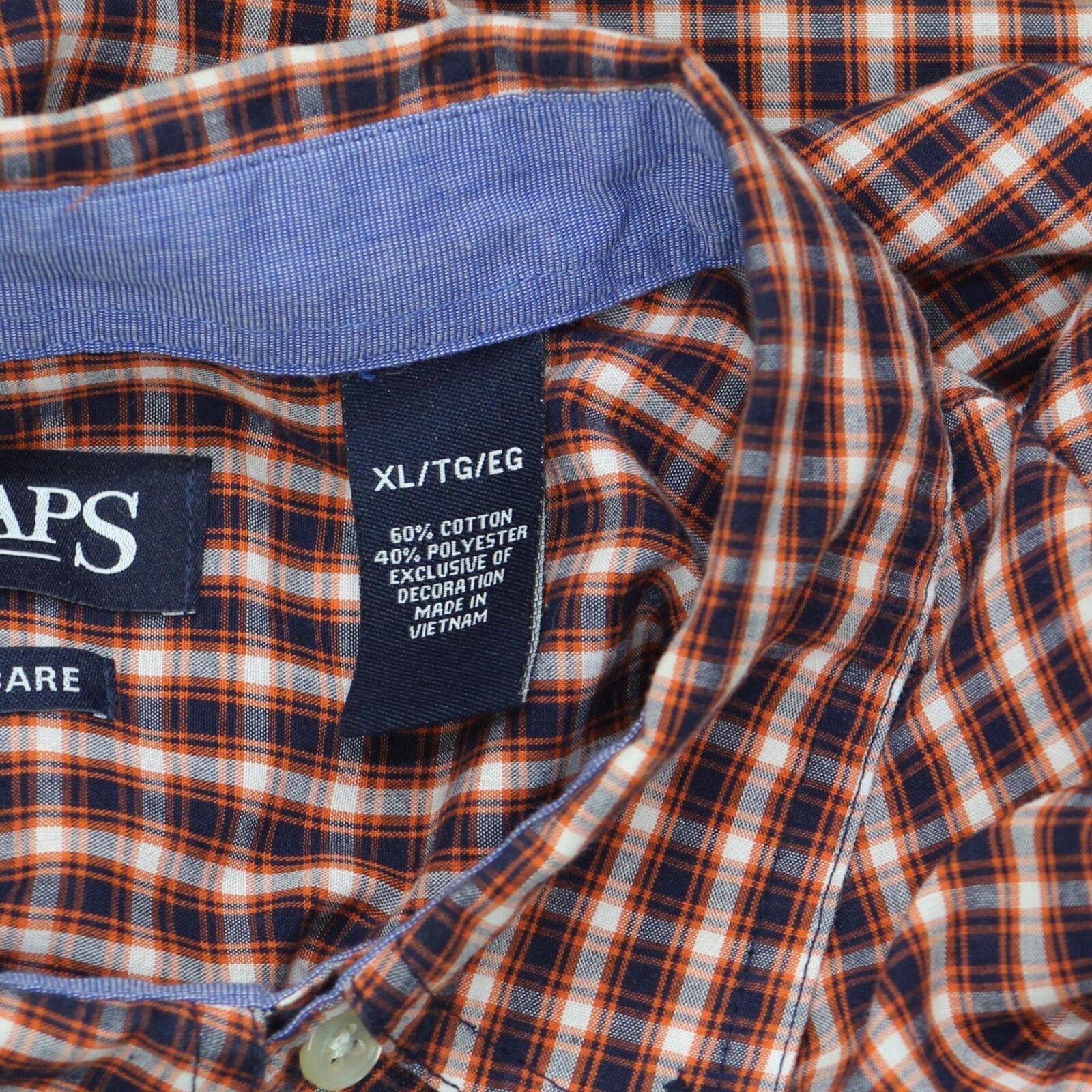 Chaps Chaps Care Button Up Long Sleeve Shirt Pocket Red Plaid XL Size US XL / EU 56 / 4 - 4 Thumbnail