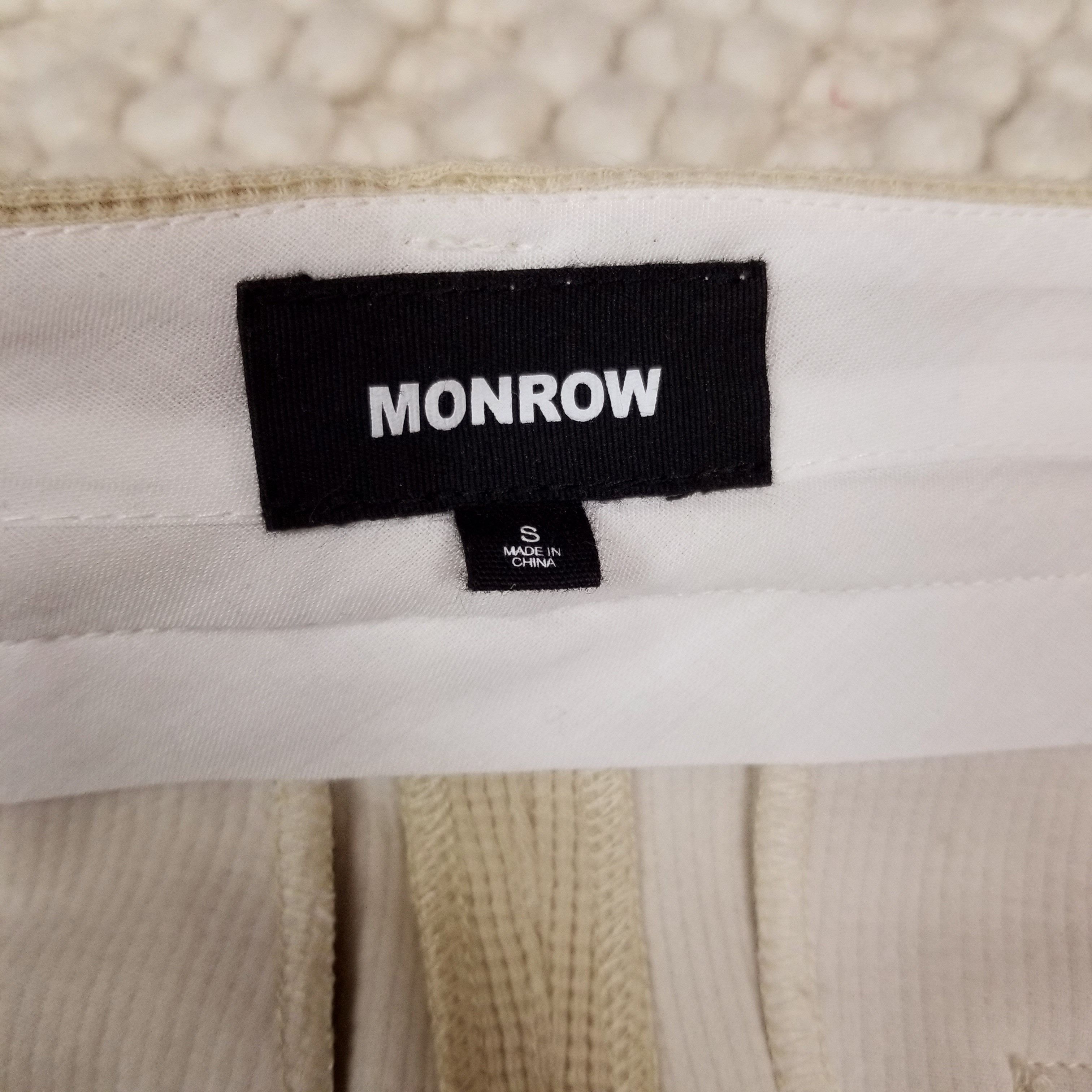 MONROW Bonded Thermal Pleated Pants Size 27" / US 4 / IT 40 - 4 Thumbnail