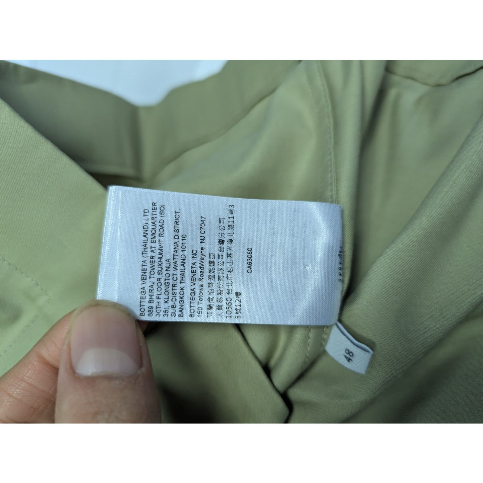 Bottega Veneta o1rshd1 Soft Organic Cotton Shirt in Travertine Size US M / EU 48-50 / 2 - 21 Thumbnail