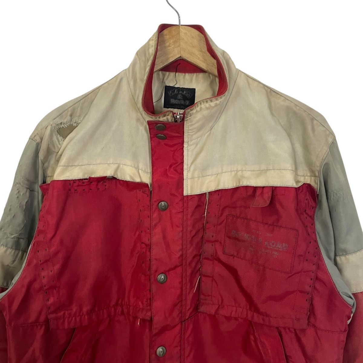 Other Vintage Rough & Road Distressed Racing Jacket Size US L / EU 52-54 / 3 - 4 Thumbnail
