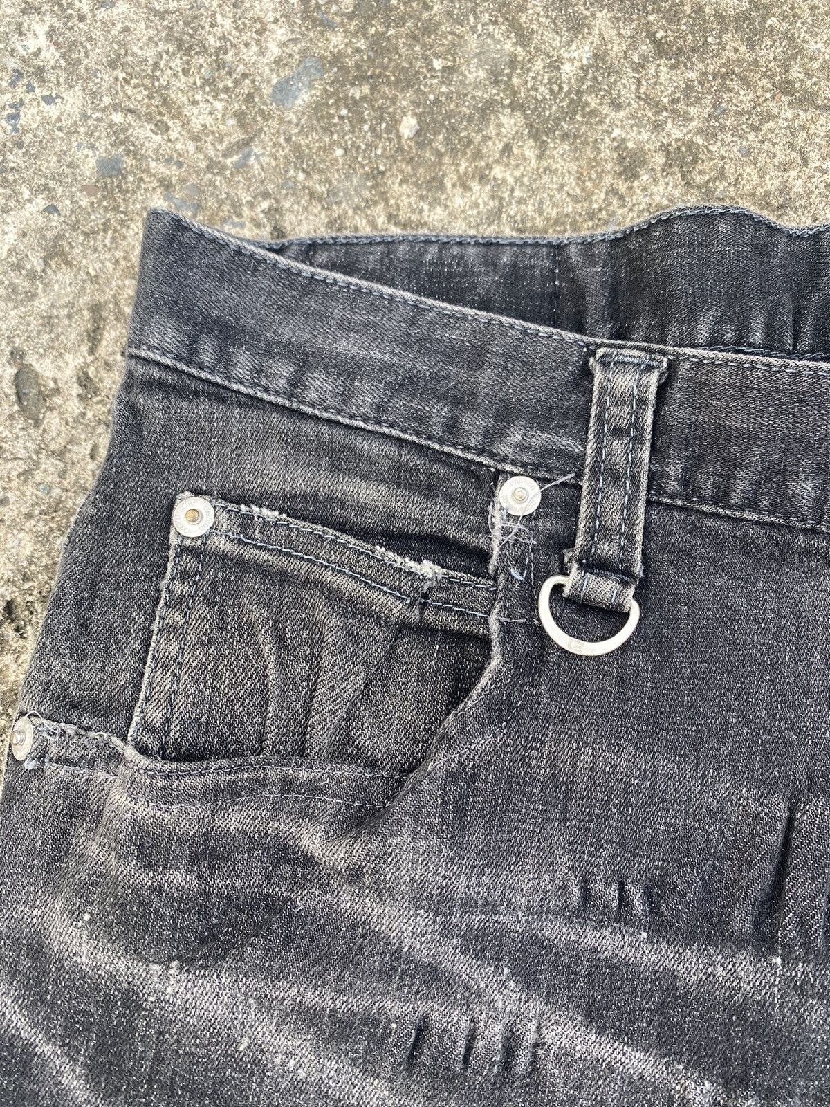 uniform experiment UE Skinny Phyton Label Jeans Size 32" / US 10 / IT 46 - 5 Thumbnail
