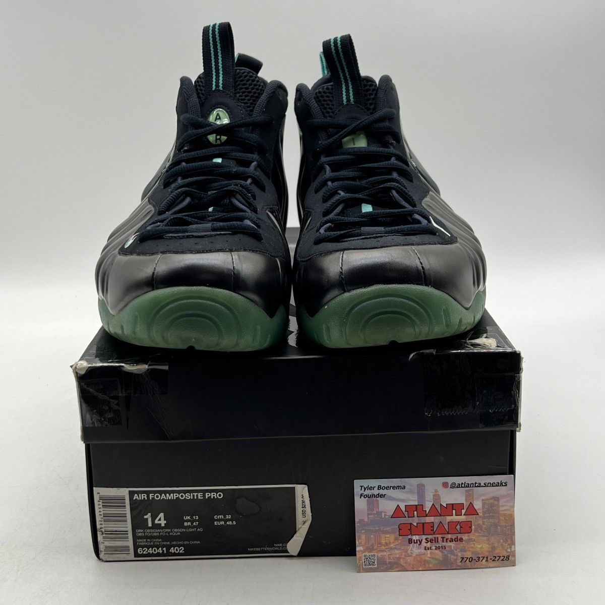 Nike Air Foamposite pro Aqua Size US 14 / EU 47 - 2 Thumbnail