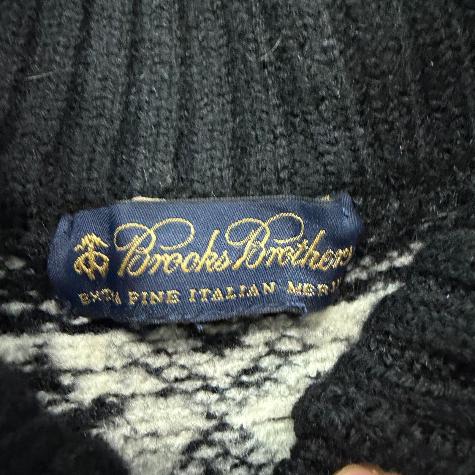 Brooks Brothers Brooks Brothers Merino Wool Fair Isle Mockneck Sweater XS Size US XS / EU 42 / 0 - 4 Thumbnail