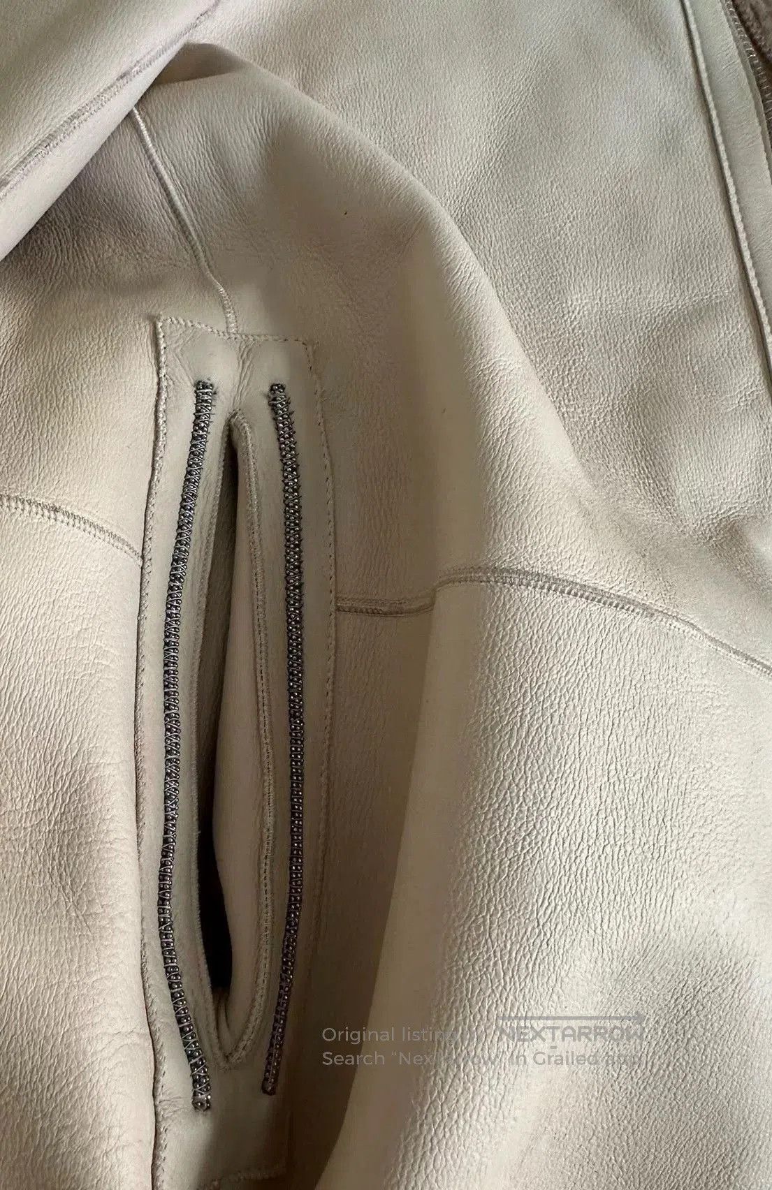 Brunello Cucinelli reversible leather shearling coat by brunello cucinelli. Size US L / EU 52-54 / 3 - 5 Thumbnail
