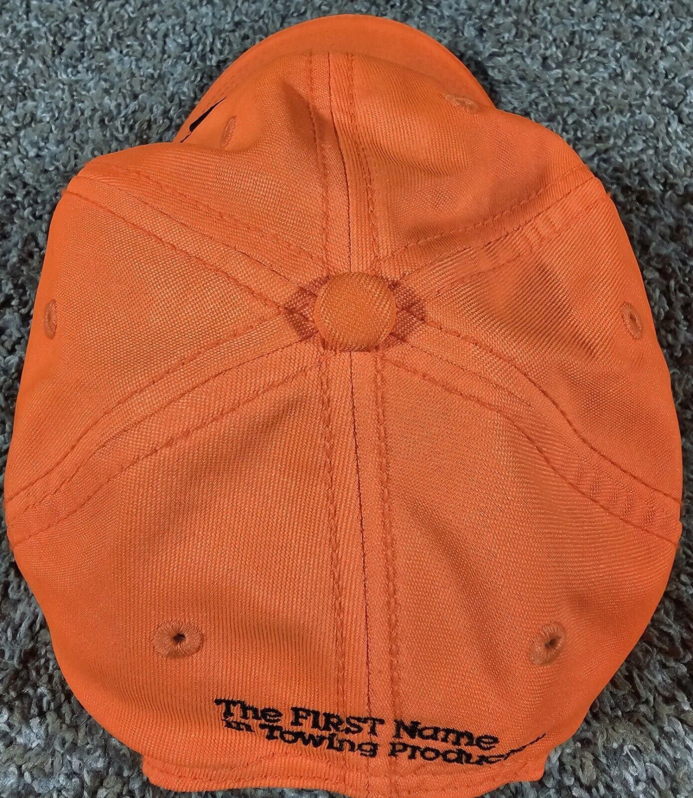 Designer CURT mfg Orange OSFA strapback Hat Size ONE SIZE - 5 Thumbnail