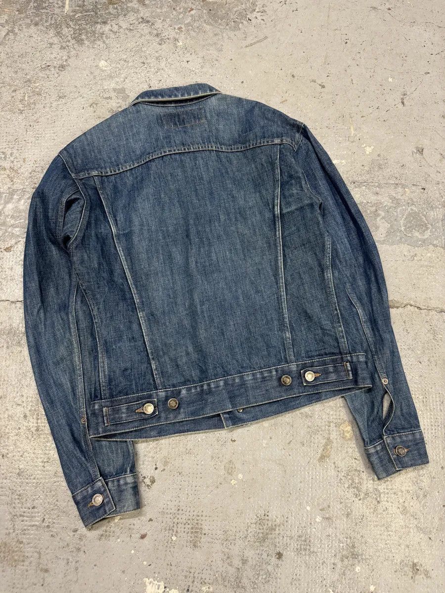 Designer × Gucci × Vintage 2000s Gucci Blue Denim Trucker Jacket Size US M / EU 48-50 / 2 - 7 Thumbnail