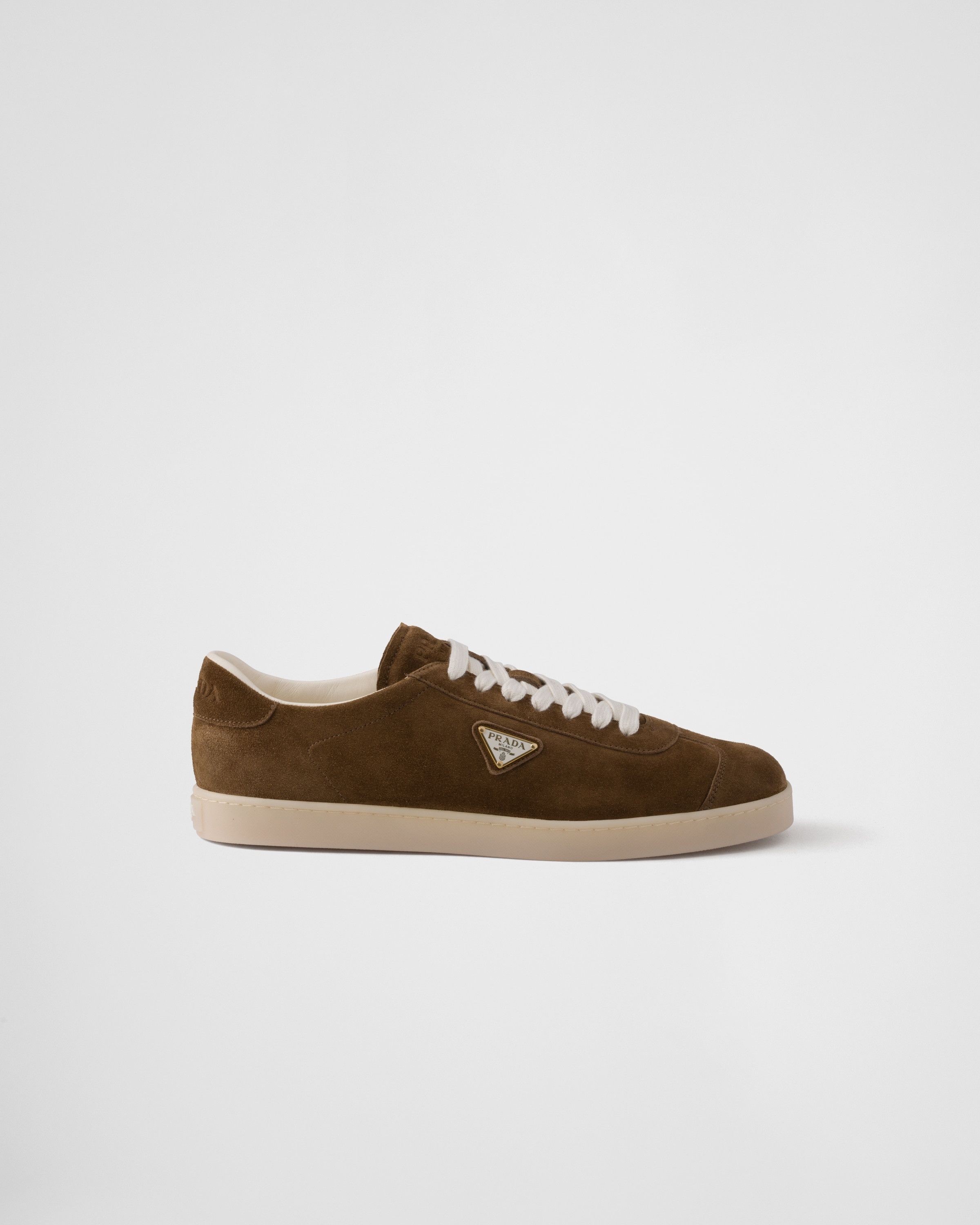Prada o1mt1gz0325 Lane Suede Sneakers in Brown Size US 9 / EU 42 - 2 Thumbnail