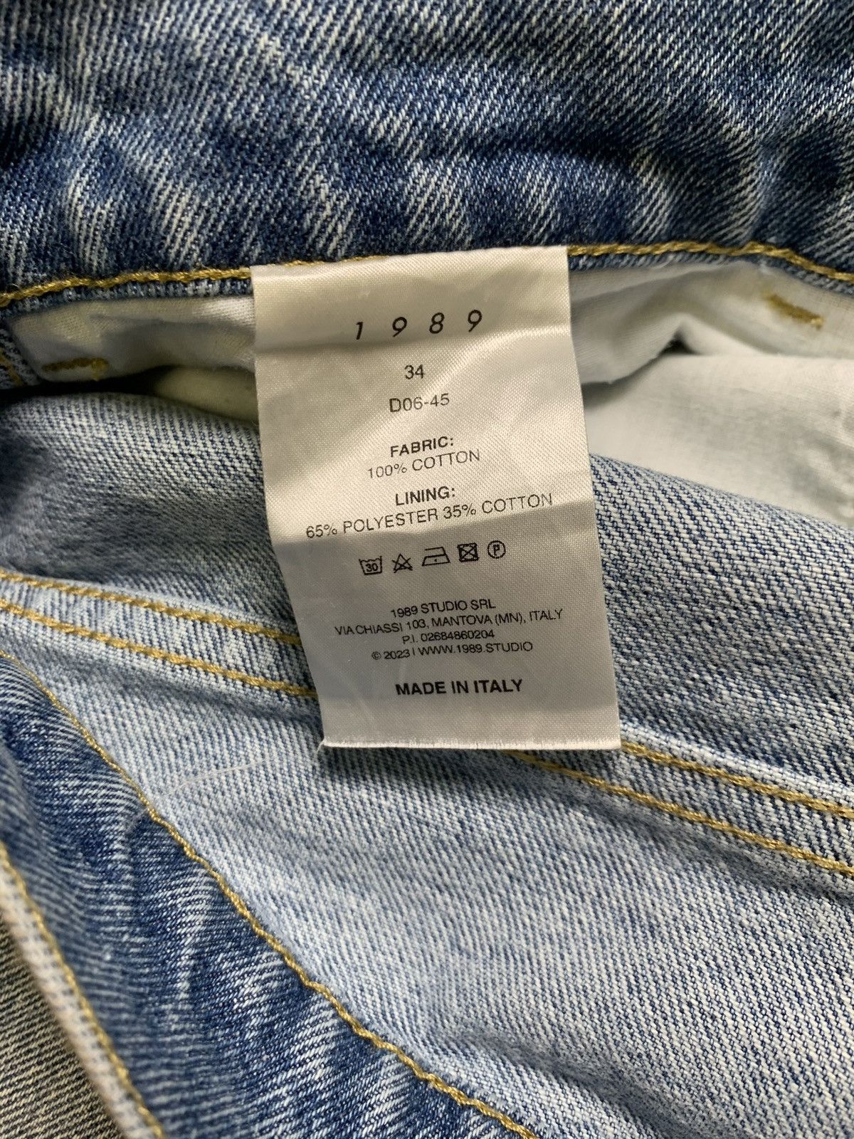 1989 STUDIO 1989 mud denim jeans Size US 34 / EU 50 - 5 Thumbnail