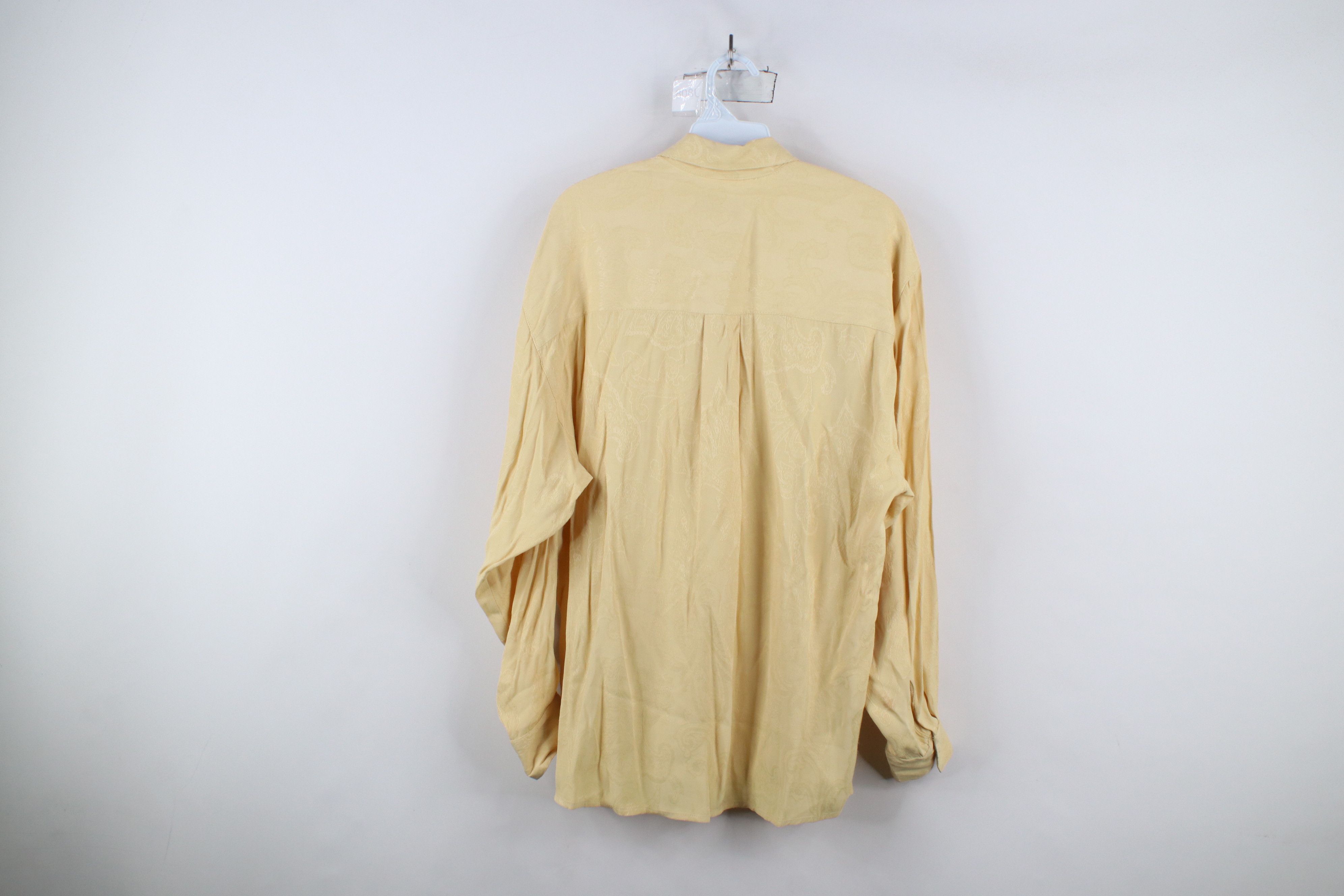 Vintage Vintage 90s Streetwear Jacquard Paisley Button Shirt USA Size US S / EU 44-46 / 1 - 9 Thumbnail