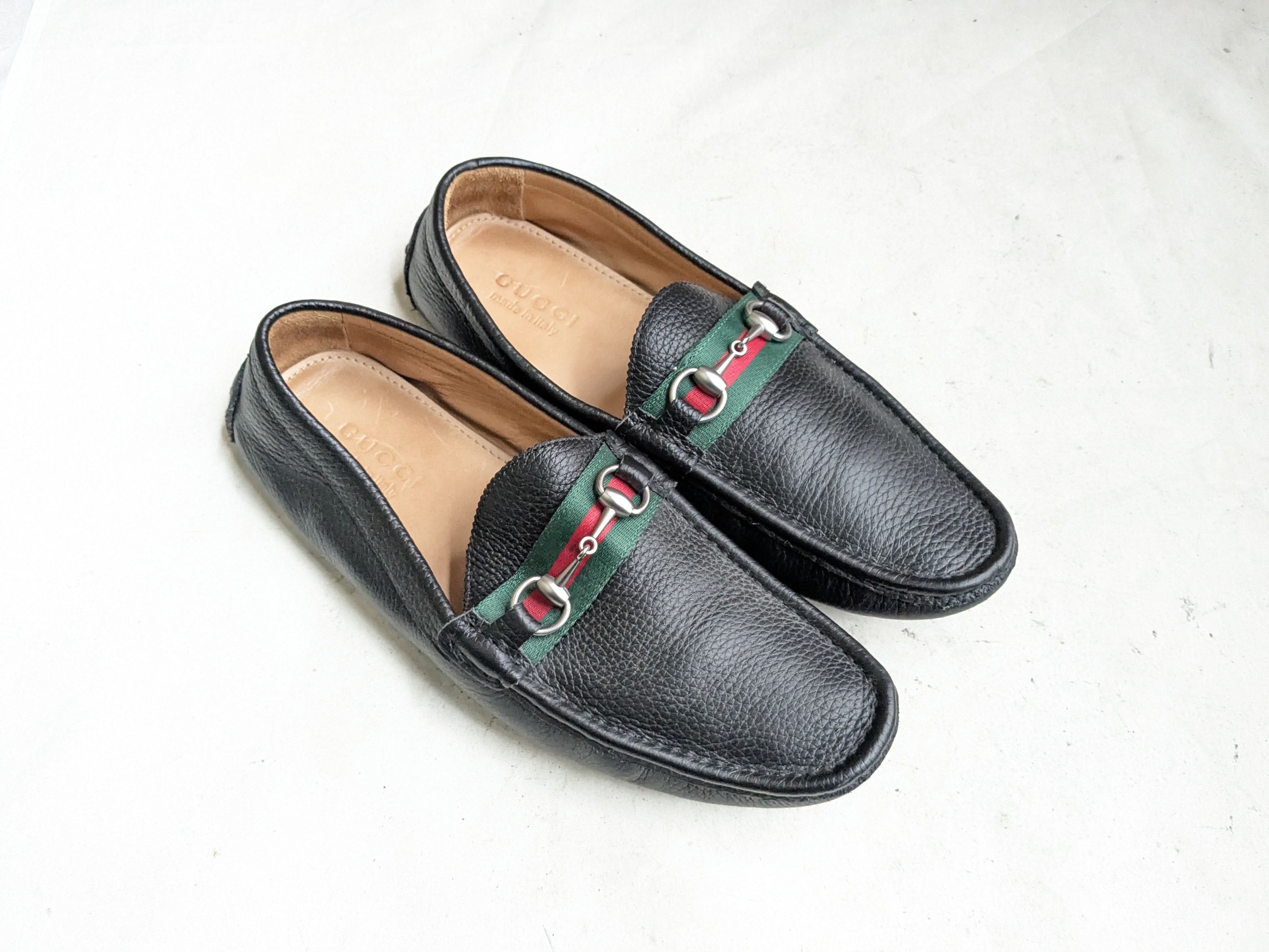 Gucci Gucci Horsebit Driving Loafers Black Leather 9 Slip On Size US 9 / EU 42 - 1 Thumbnail