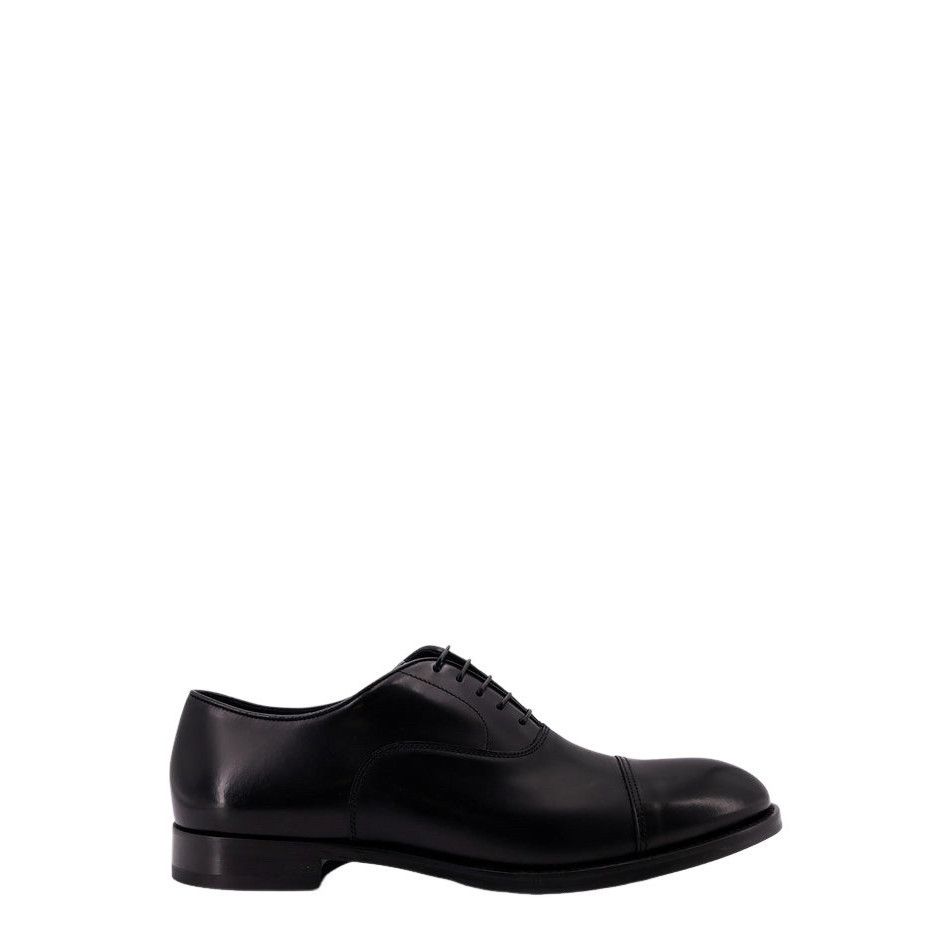 DOUCAL'S Black Leather Lace-Up Shoes New & Authentic (Men's