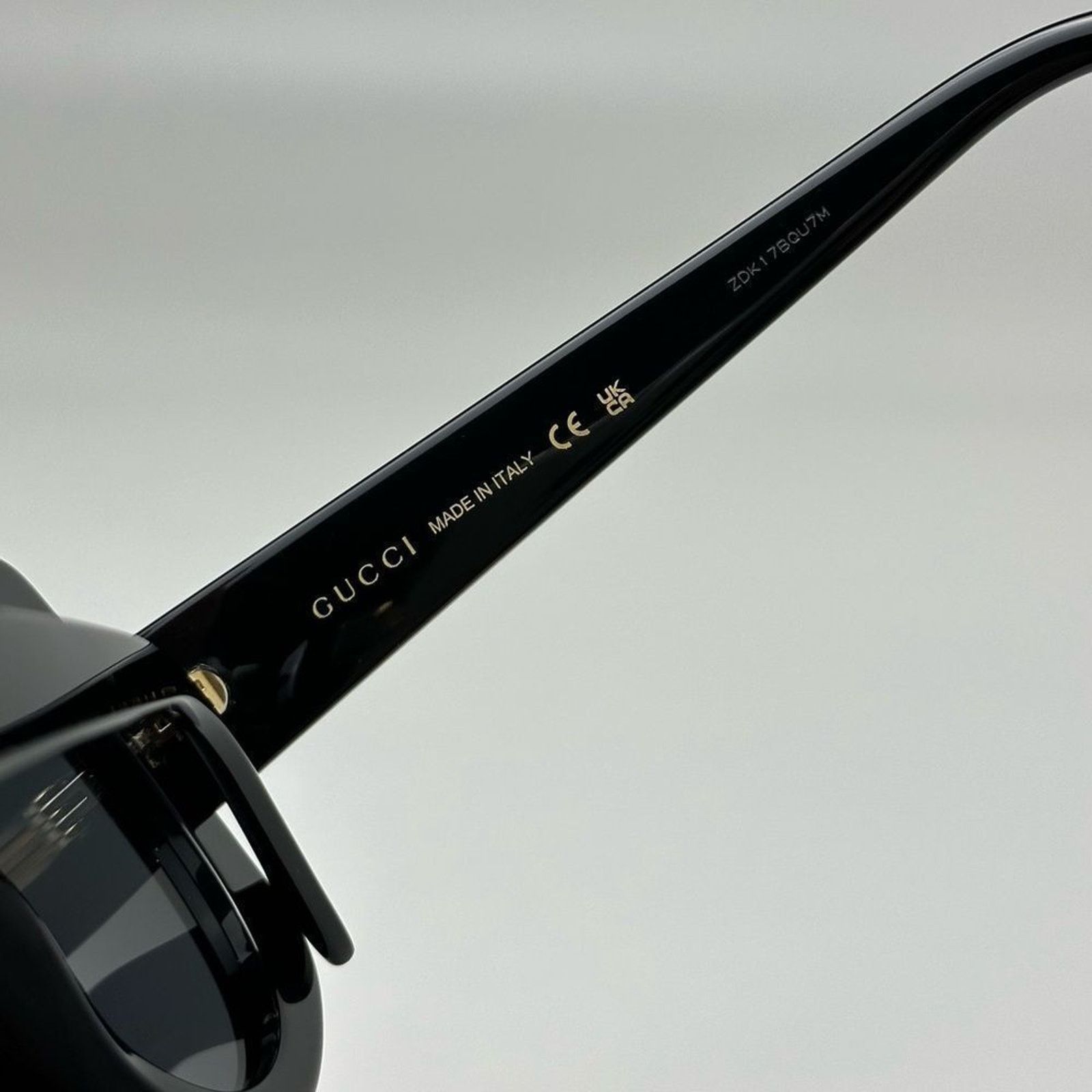 Gucci BRAND NEW GUCCI GG1257S 001 Black Grey Women Sunglasses Size ONE SIZE - 3 Thumbnail