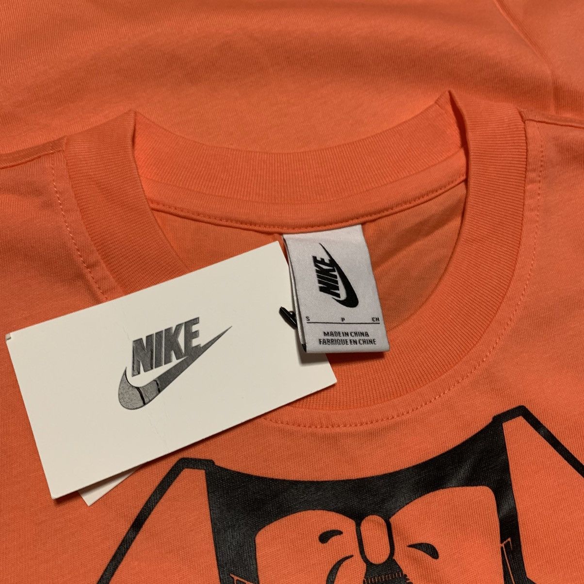 Off-White Off White Nike Small NRG A6 Tie Graphic Orange Tee Virgil Size US S / EU 44-46 / 1 - 4 Thumbnail