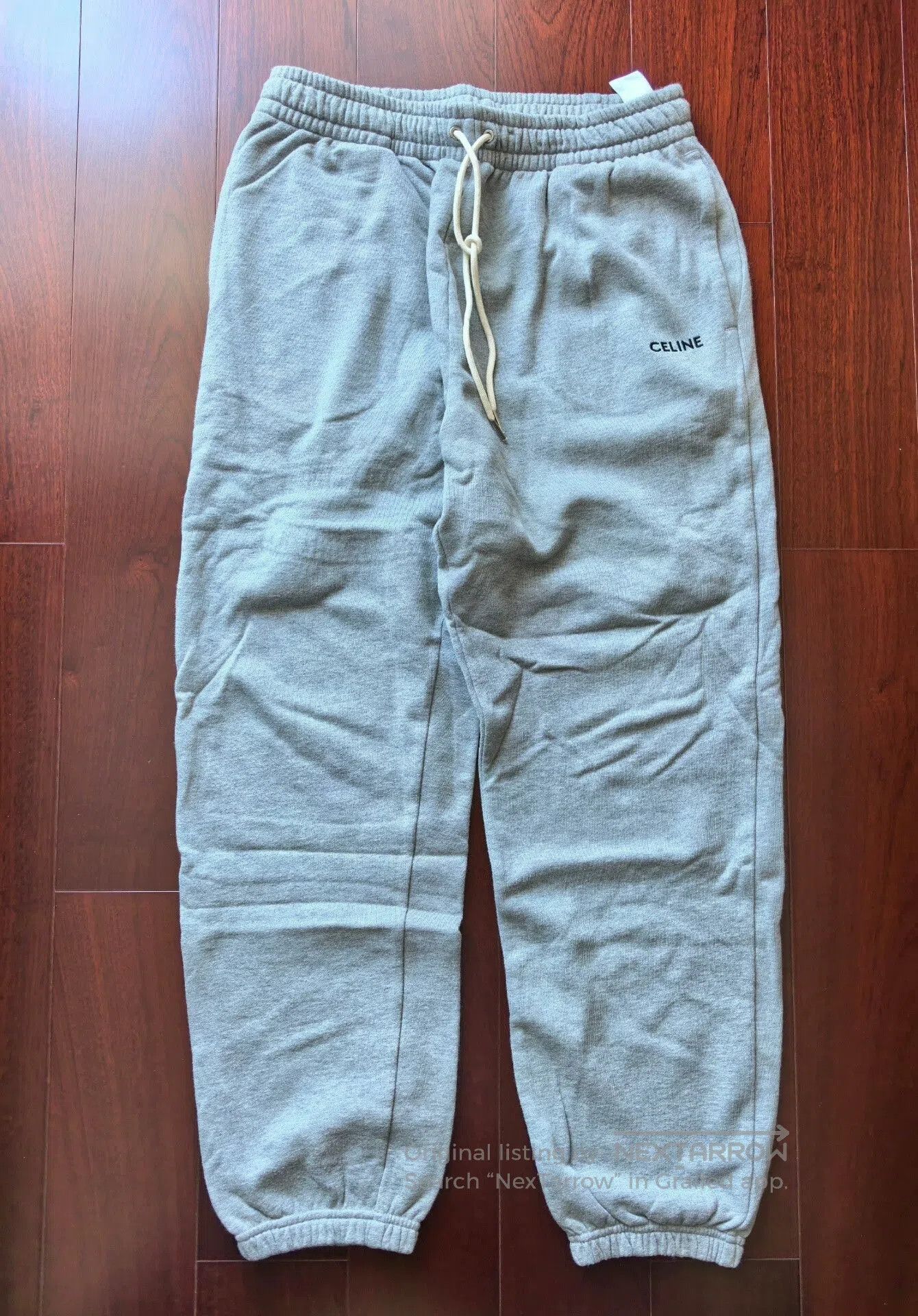 Celine celine gray loose sweatpants XL for sale. Size US 44 / EU 60 - 1 Thumbnail